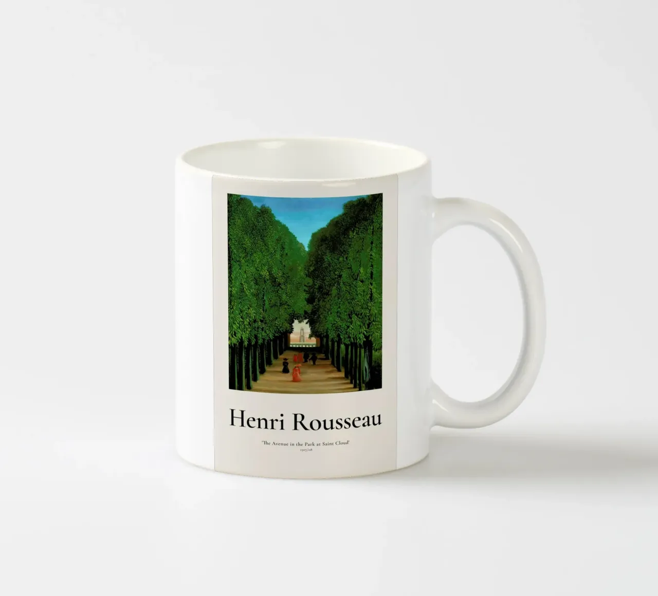 Rousseau - The Avenue in the Park at Saint Cloud tazza in ceramica da ARTOTHEK