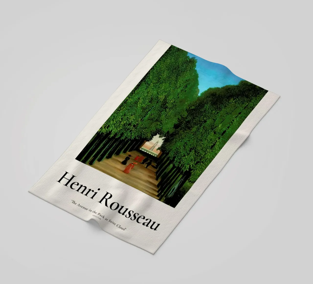 Rousseau - The Avenue in the Park at Saint Cloud telo mare da ARTOTHEK