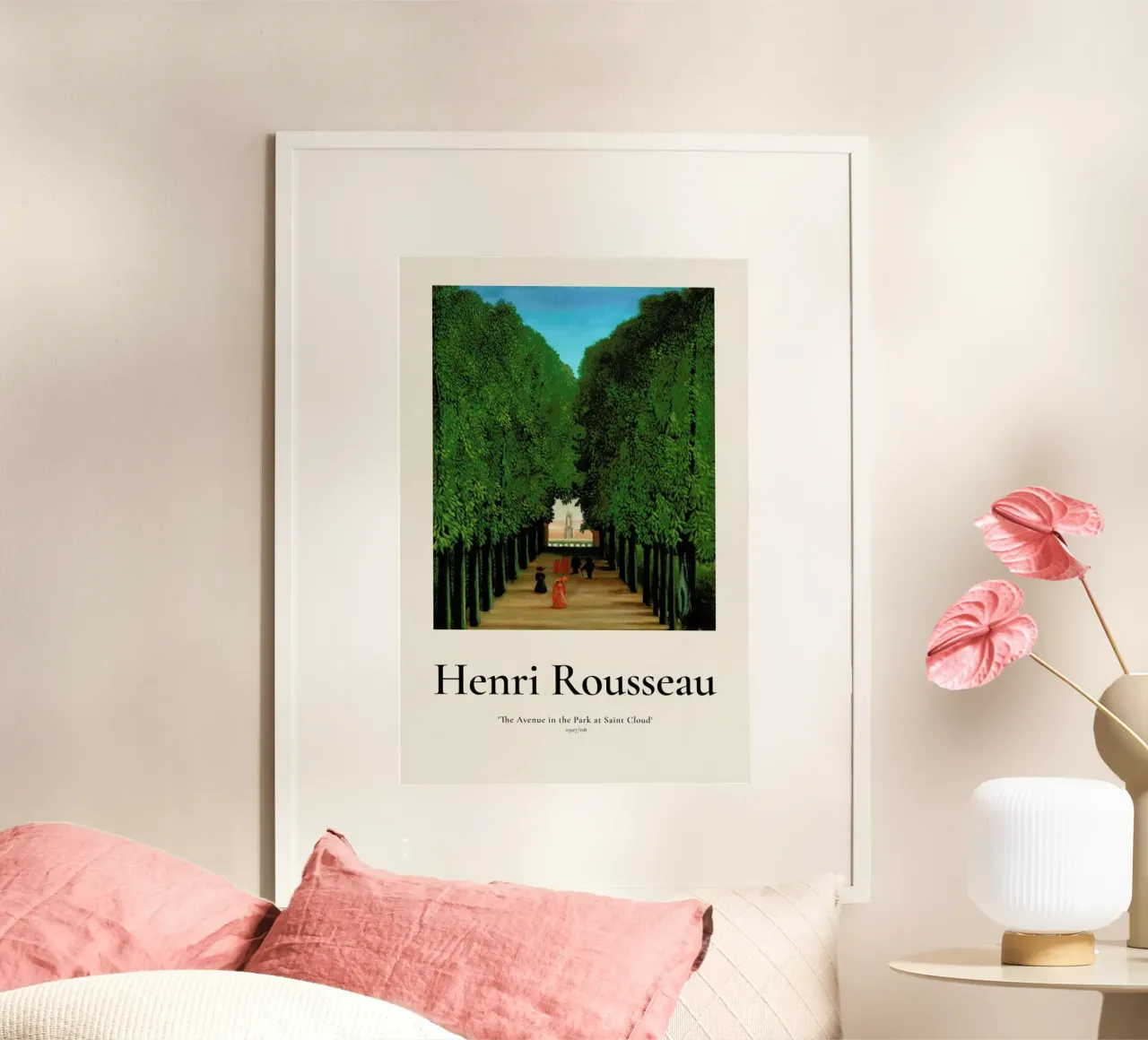 Rousseau - The Avenue in the Park at Saint Cloud carta hahnemühle da ARTOTHEK