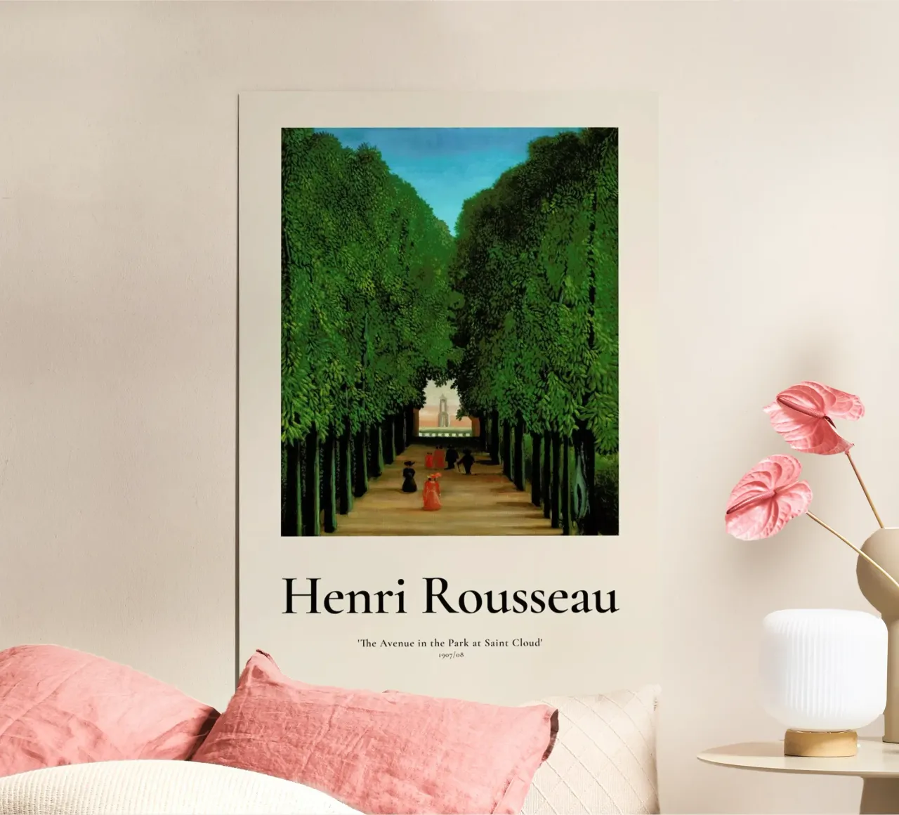 Rousseau - The Avenue in the Park at Saint Cloud carta hahnemühle da ARTOTHEK
