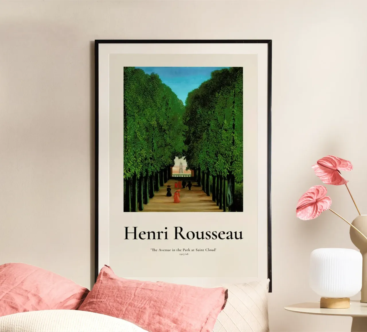 Rousseau - The Avenue in the Park at Saint Cloud carta hahnemühle da ARTOTHEK