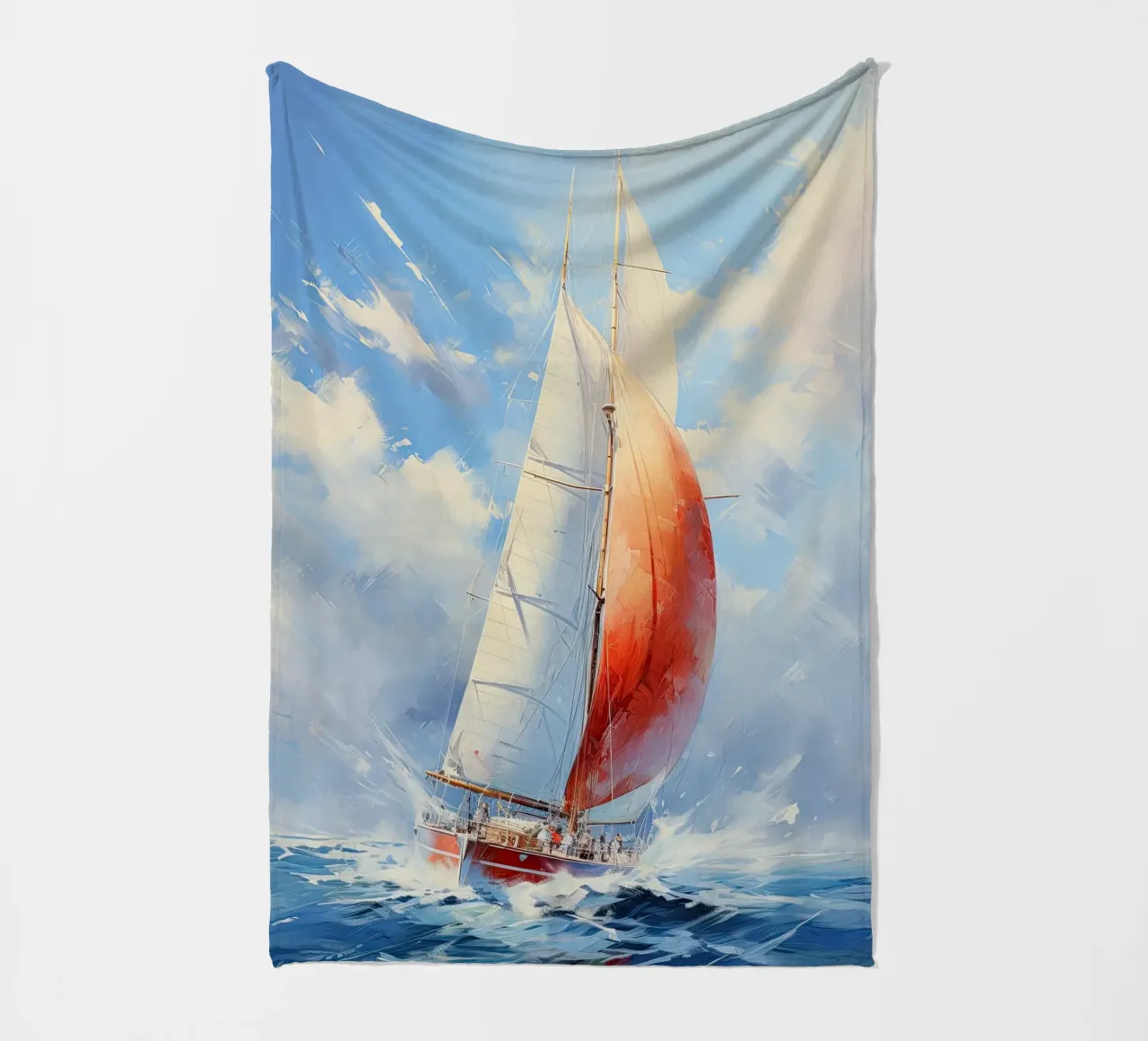 Zeilboot coperta in pile da Imagine