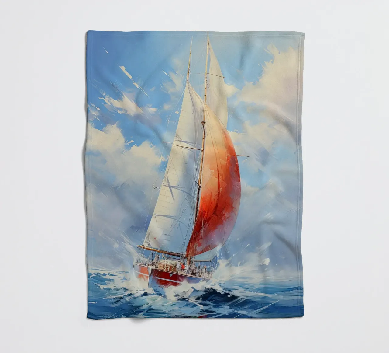 Zeilboot coperta in pile da Imagine