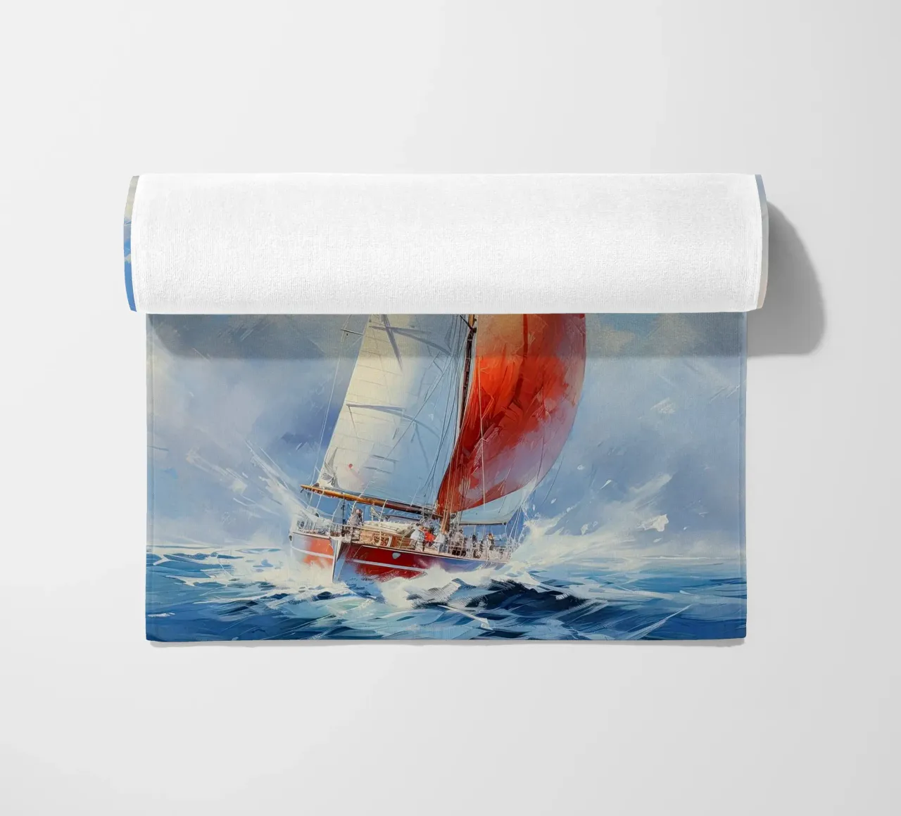 Zeilboot telo mare da Imagine