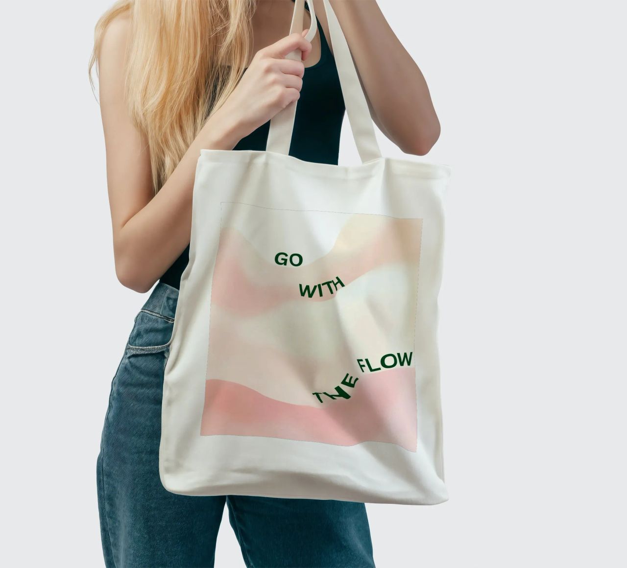 Go with the flow borsa in juta da designsbysophia