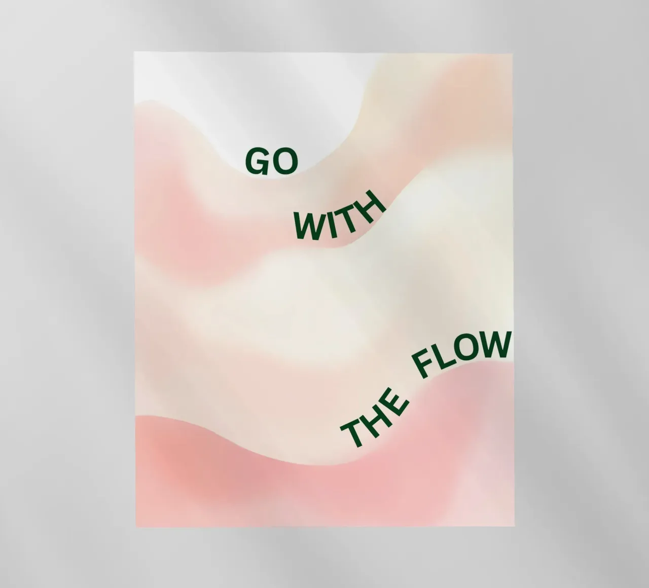 Go with the flow lámina retroiluminada de designsbysophia