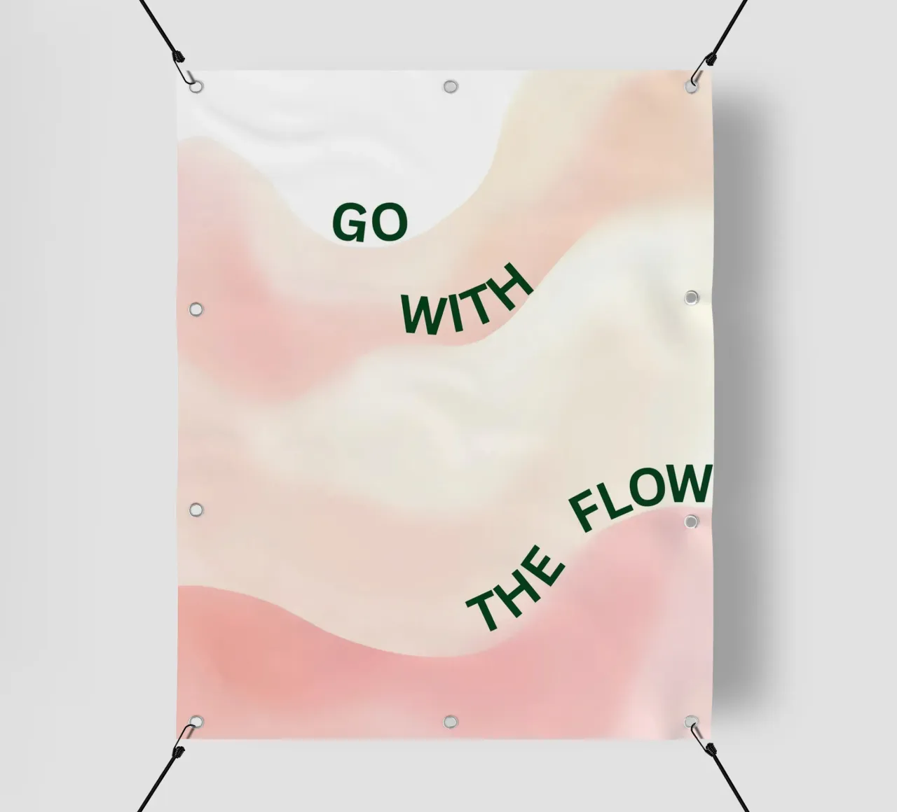 Go with the flow telo in pvc da designsbysophia