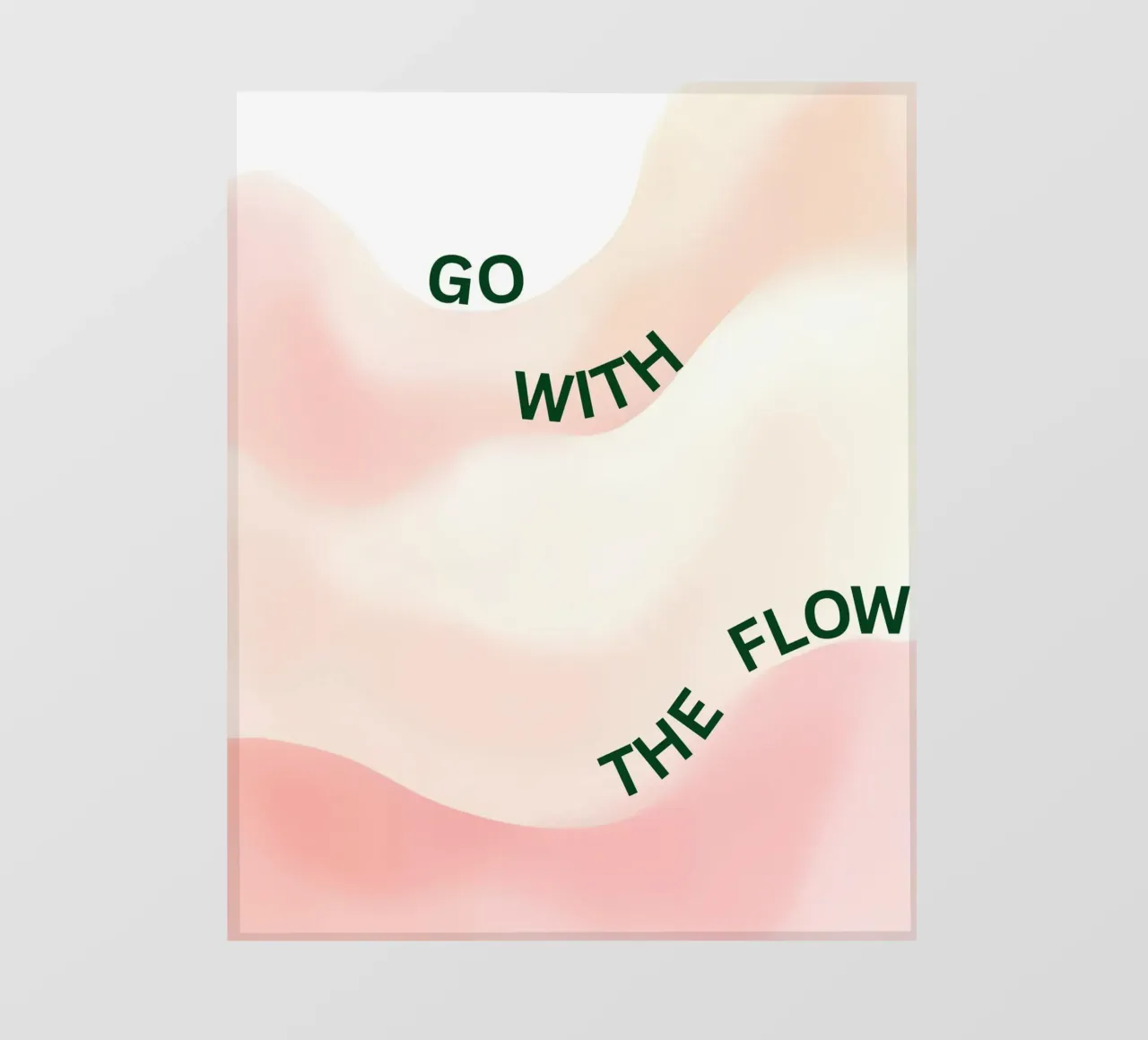 Go with the flow telo in pvc da designsbysophia