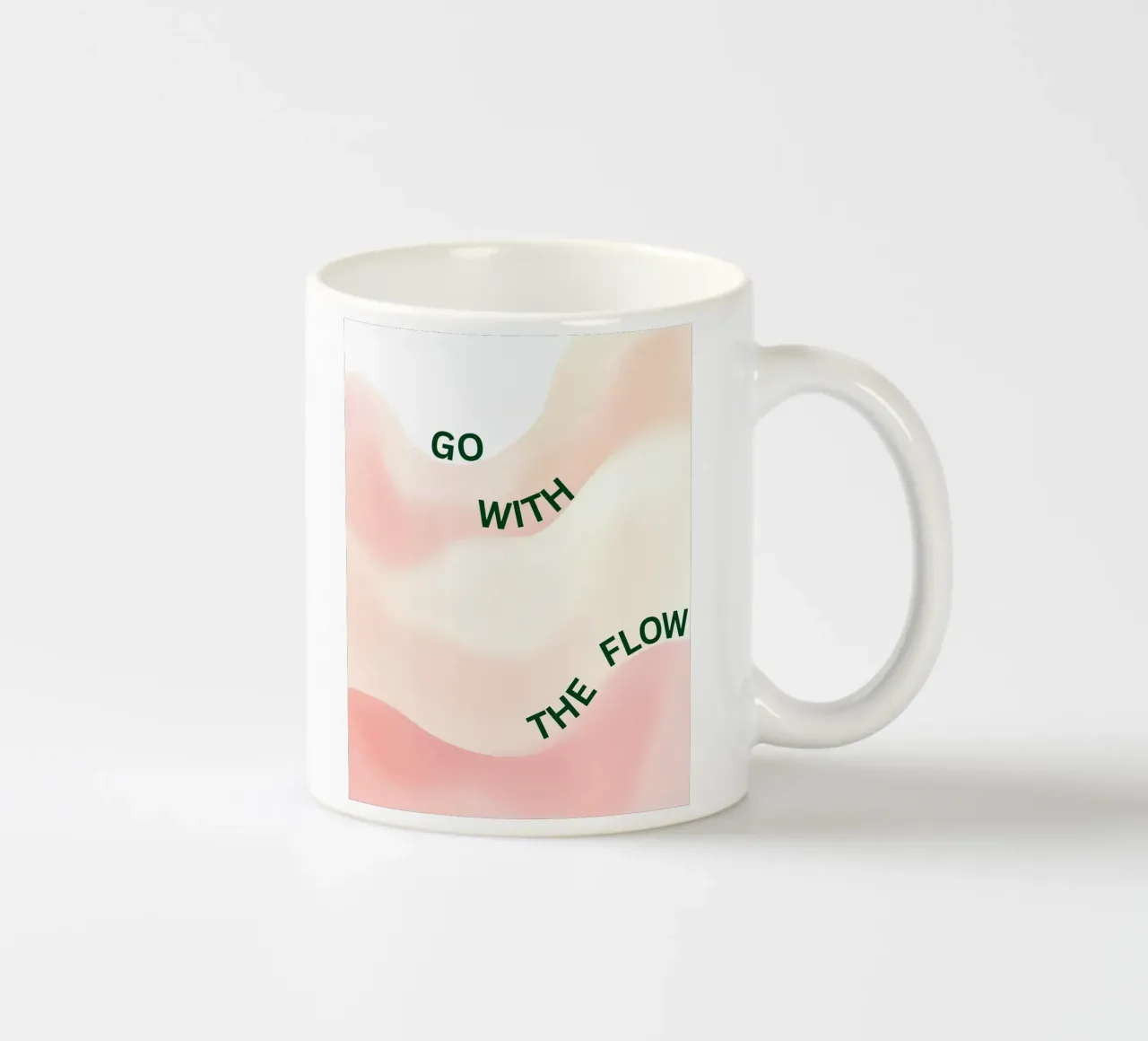 Go with the flow keramische mok van designsbysophia