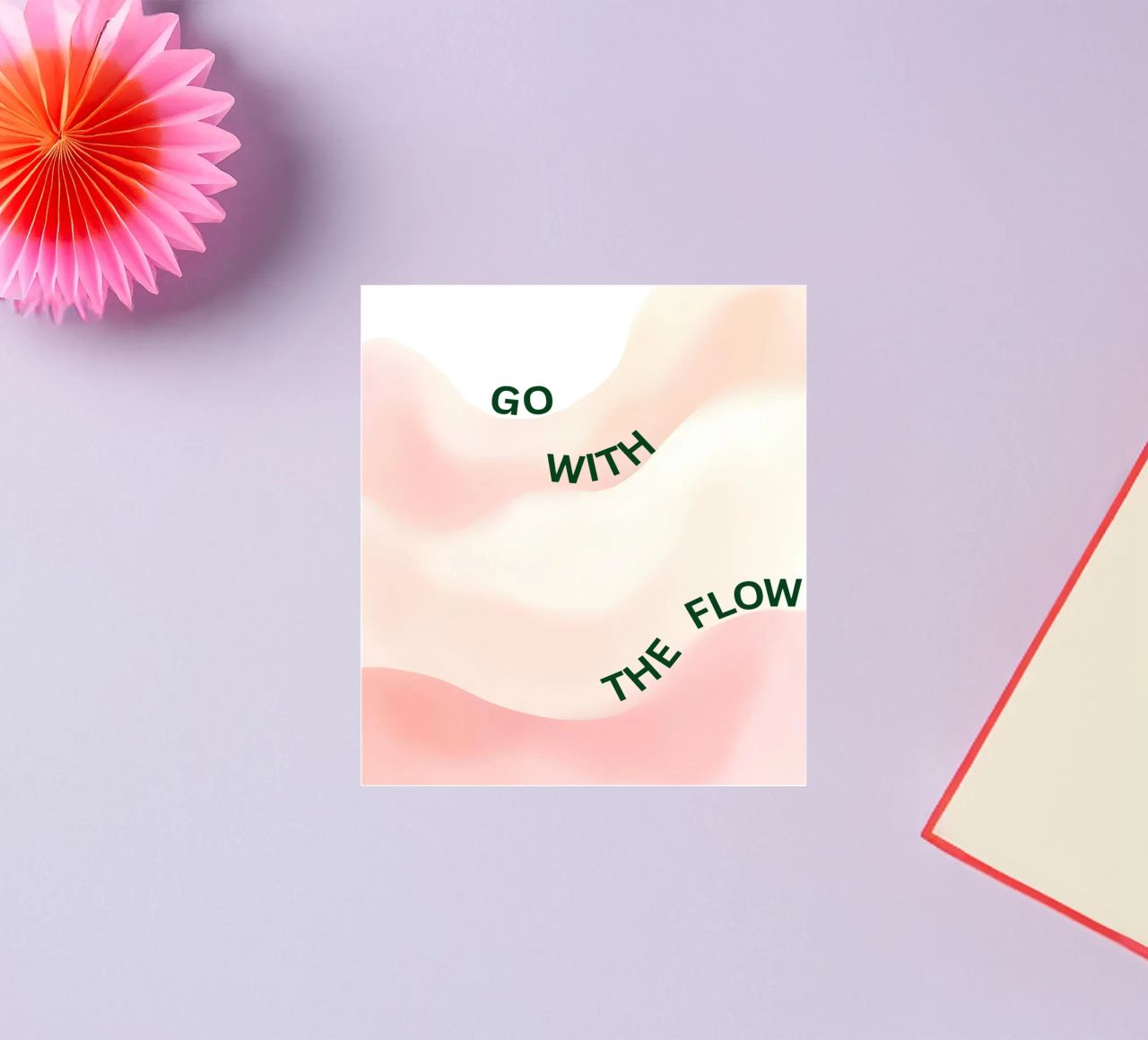 Go with the flow adesivo da designsbysophia