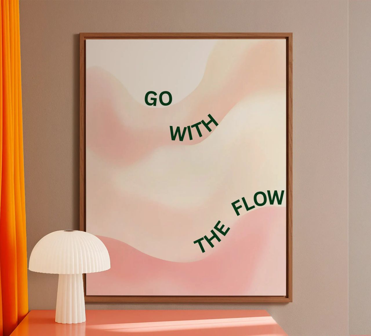 Go with the flow alluminio dibond da designsbysophia