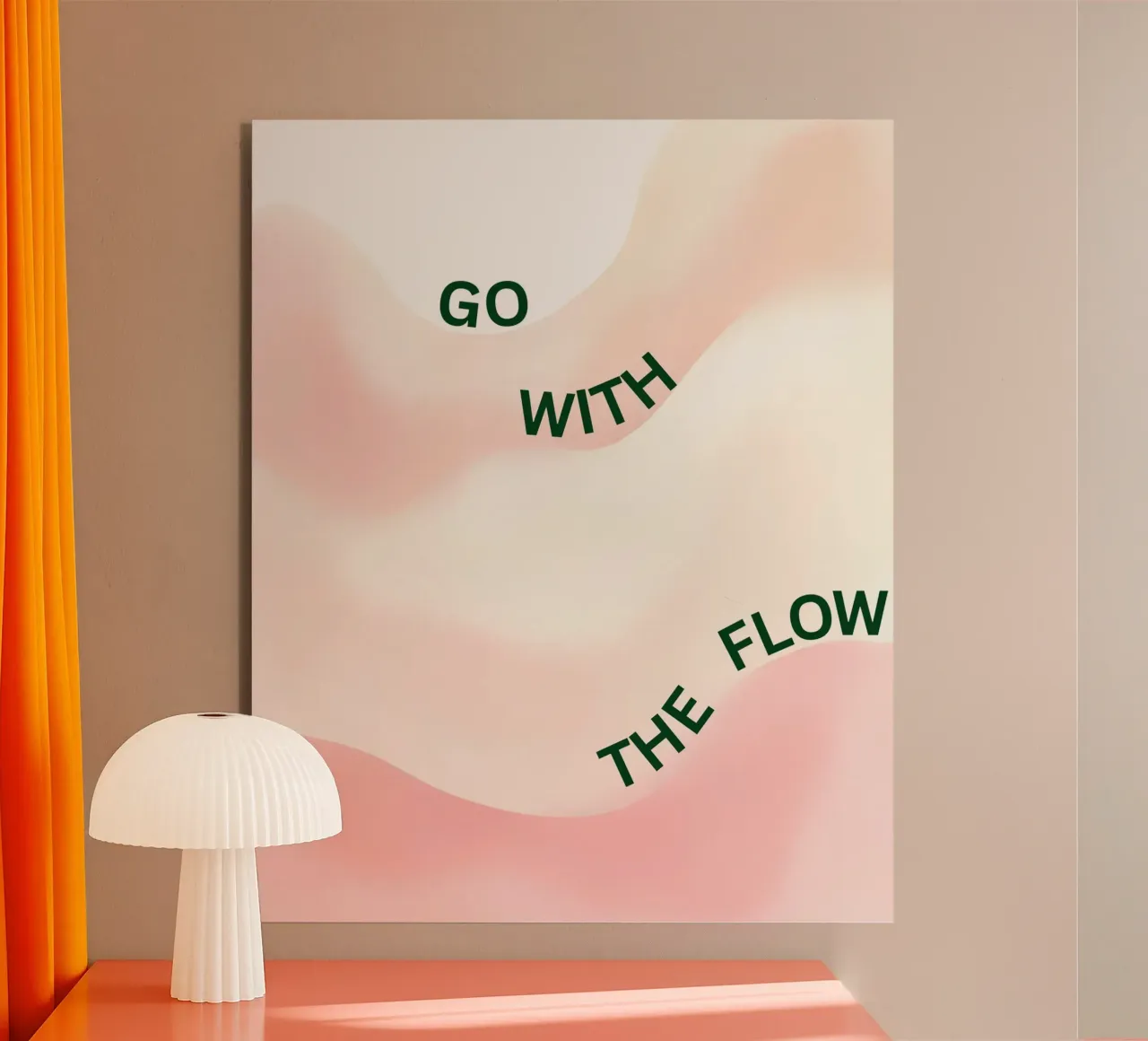 Go with the flow alluminio dibond da designsbysophia
