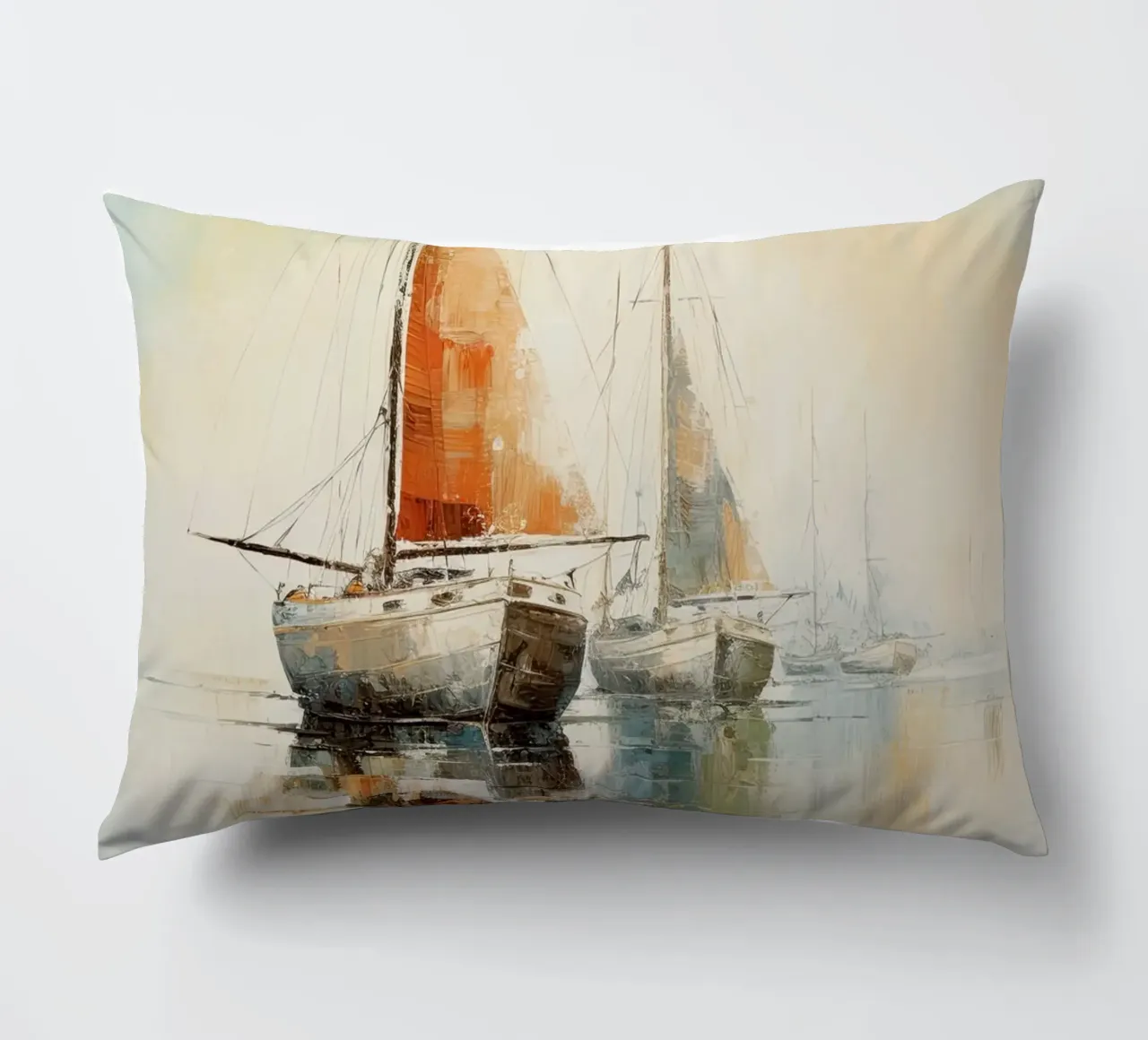 Abstract Zeilboten coussin de Imagine