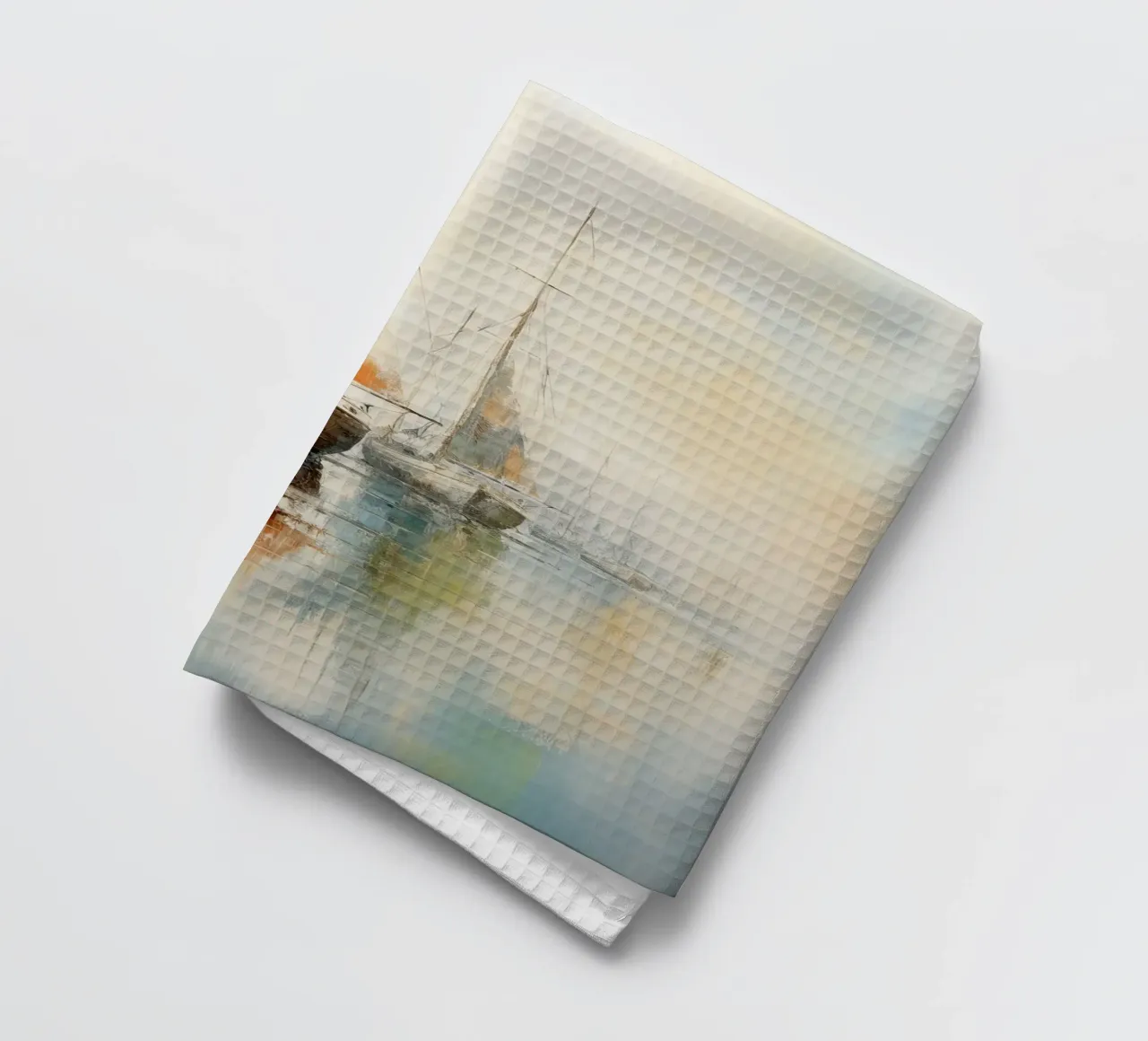 Abstract Zeilboten torchon de Imagine