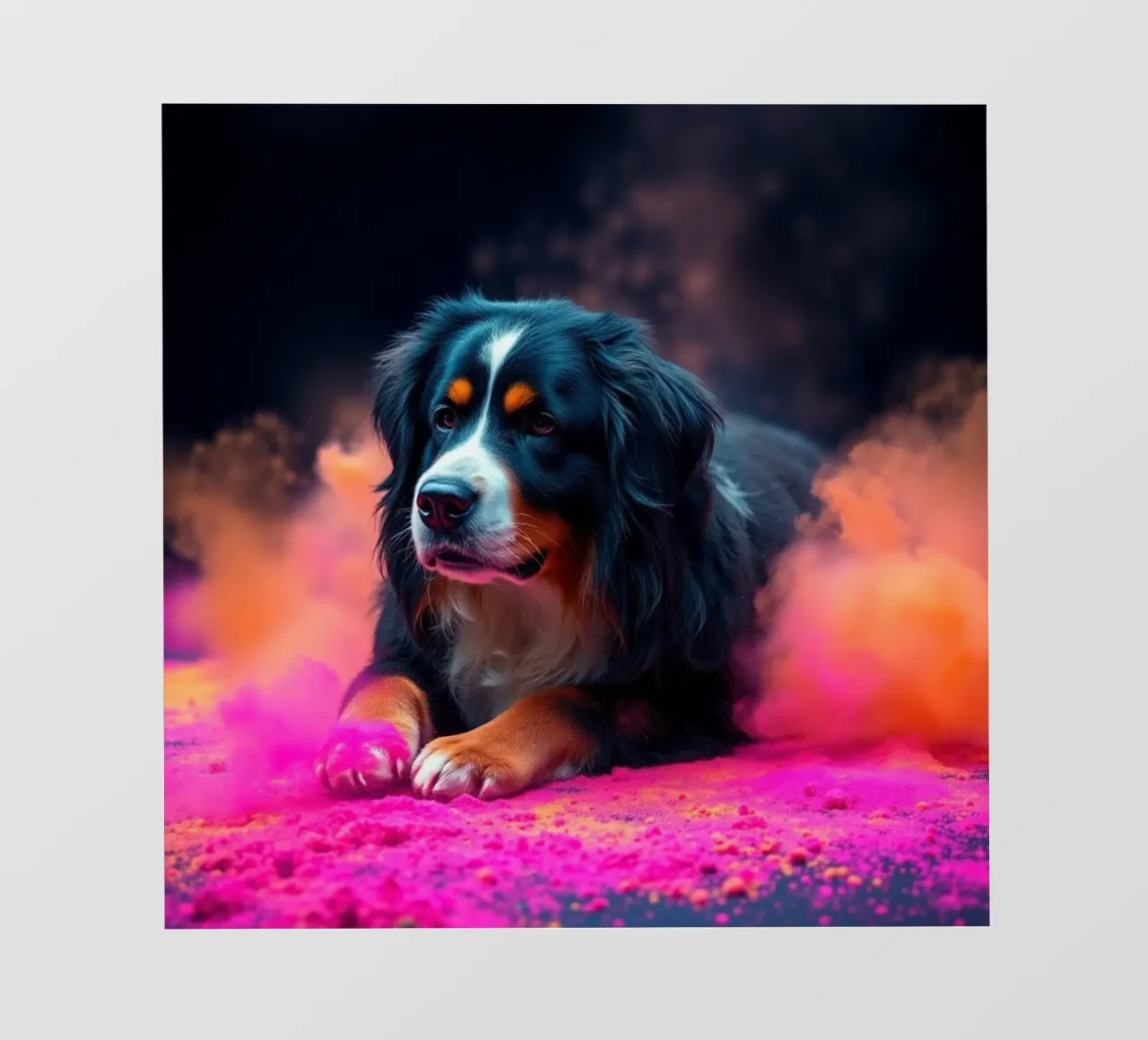The colorful Bernese Mountain Dog #221 photo wallpaper by Yumis.Beargang.and.Me