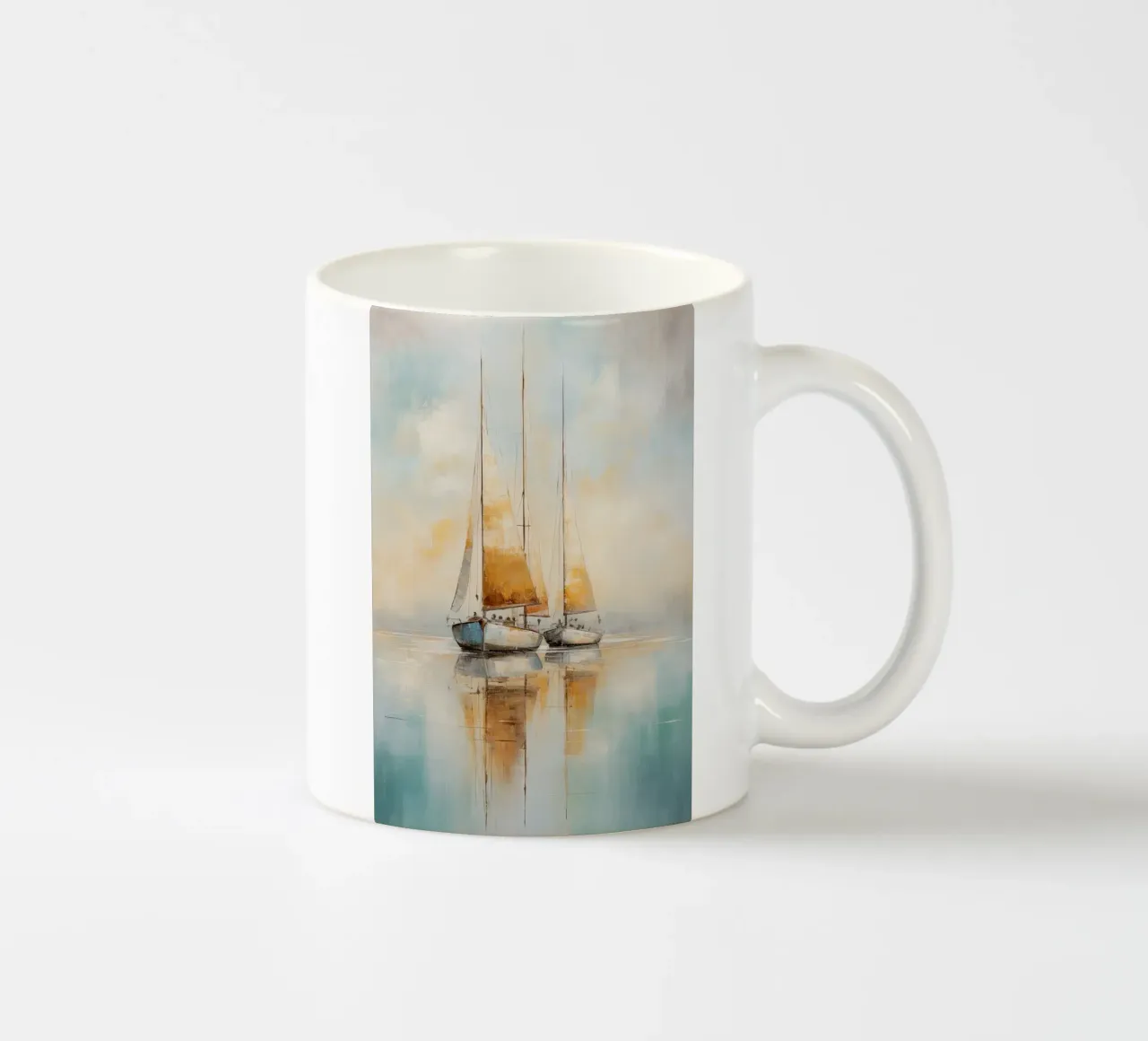 Zeilboten tazza in ceramica da Imagine