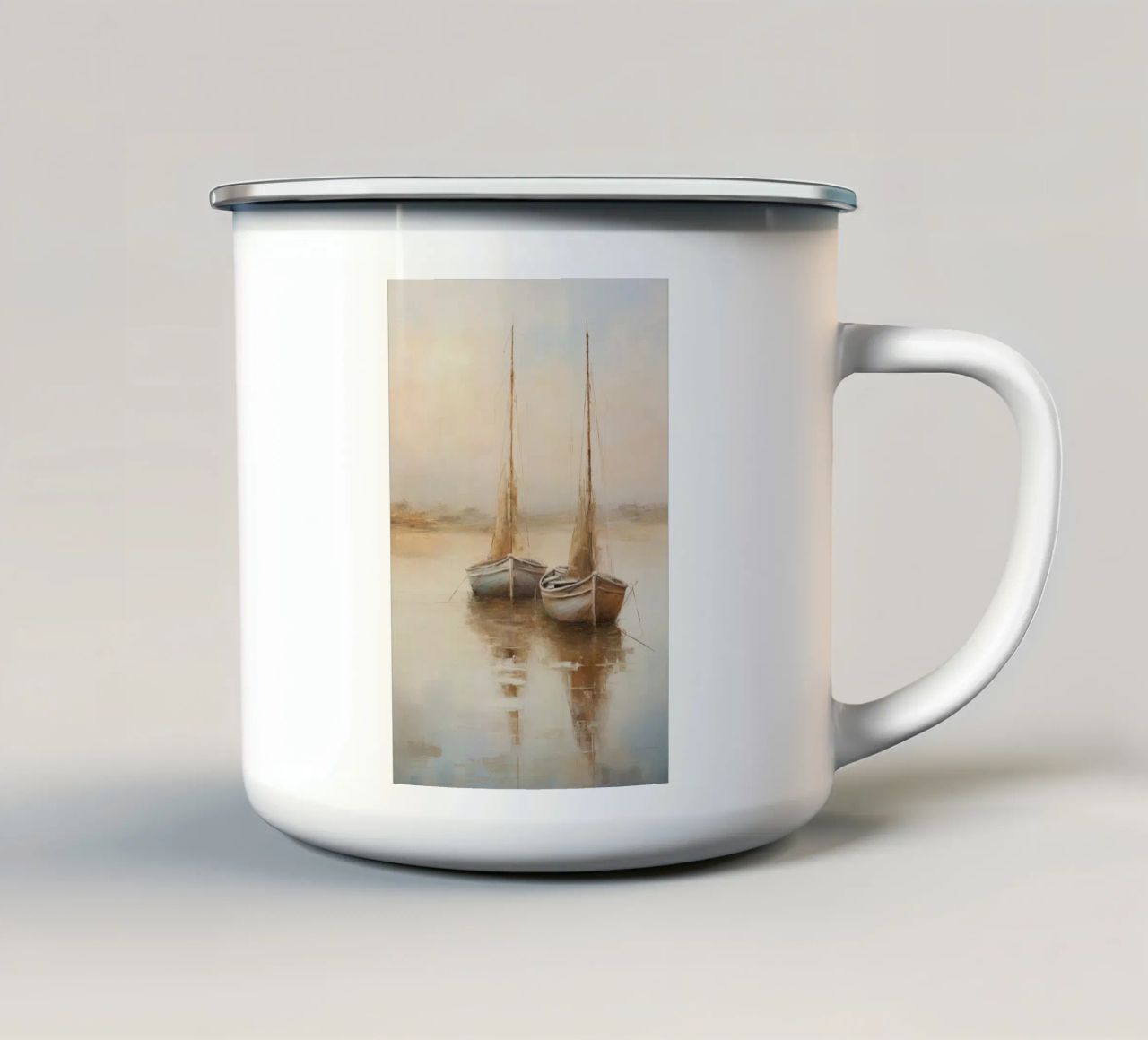 Zeilboten sereen tazza in smalto da Imagine