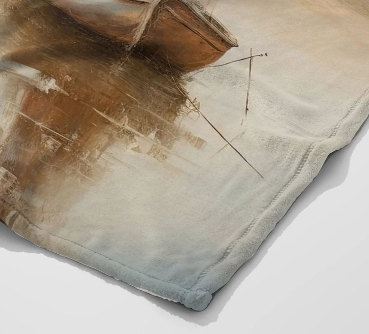 Zeilboten sereen coperta in pile da Imagine