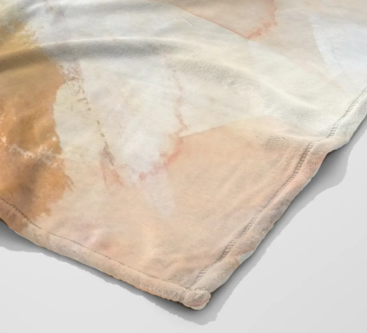 Pennellate di toni caldi 6 coperta in pile da NouveauPrints