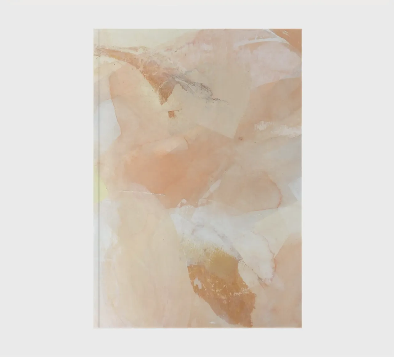 Brush strokes warm tones 6 notebook by NouveauPrints