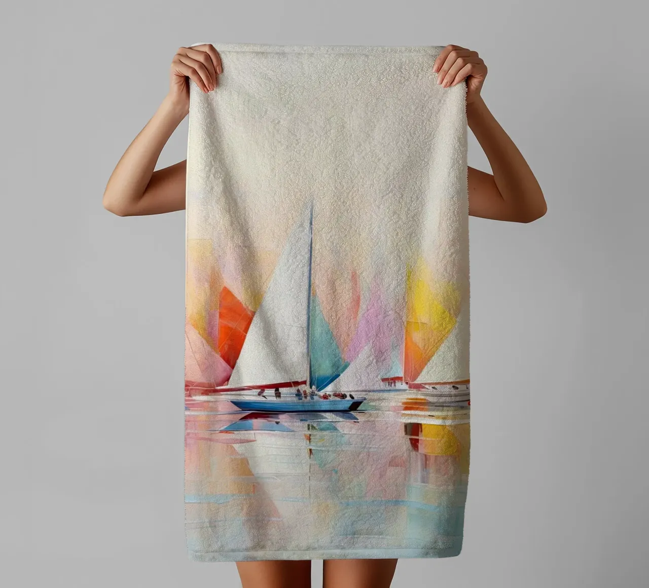 Zeilboten abstract towel by Imagine