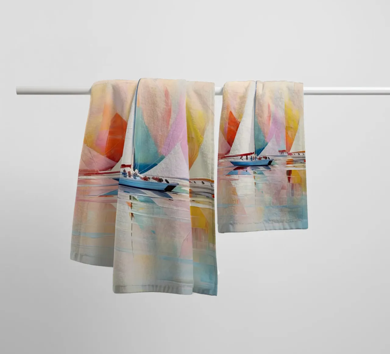 Zeilboten abstract towel by Imagine