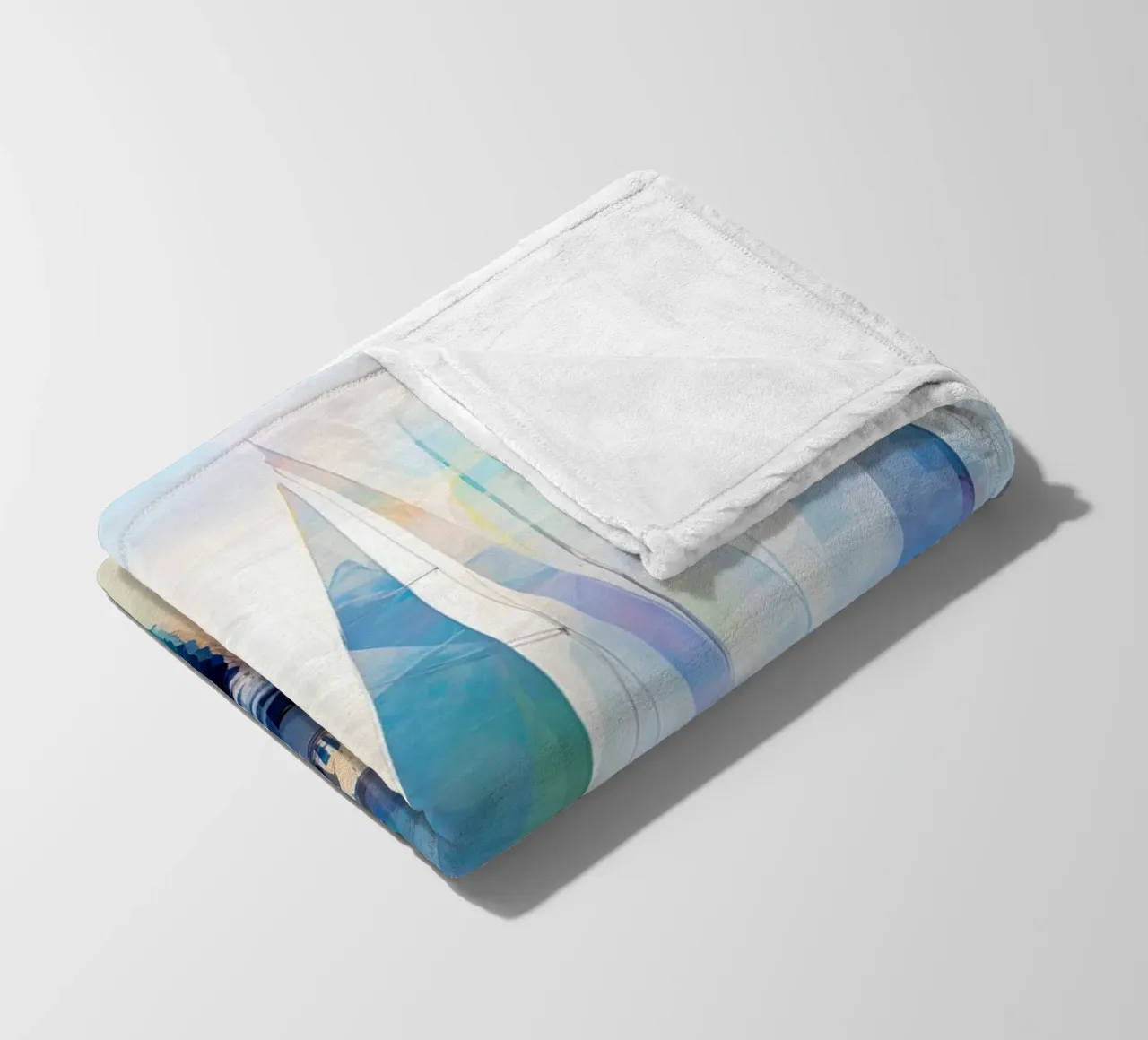 Zeilboten, abstract fleece blanket by Imagine