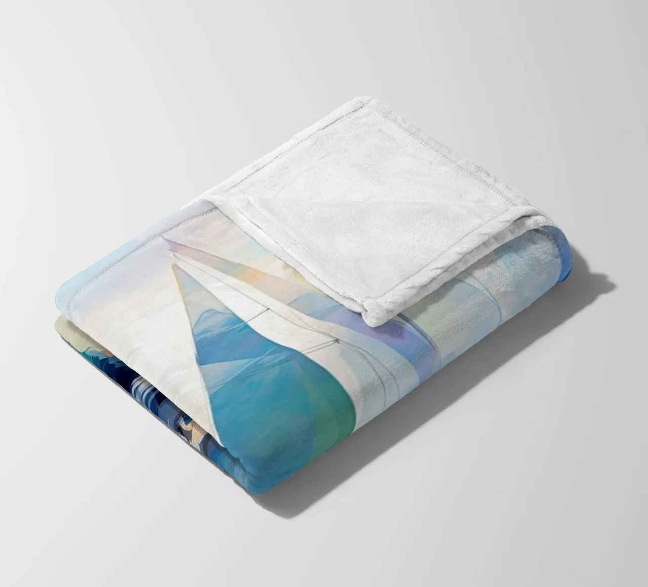 Zeilboten, abstract fleece blanket by Imagine