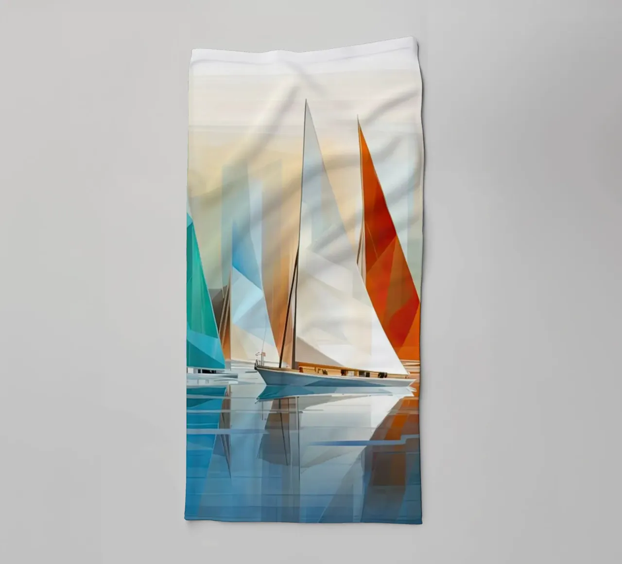 Zeilboten abstract towel by Imagine
