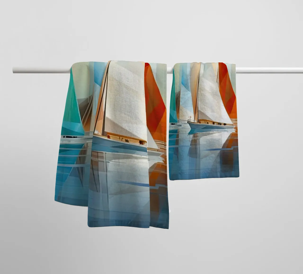 Zeilboten abstract towel by Imagine