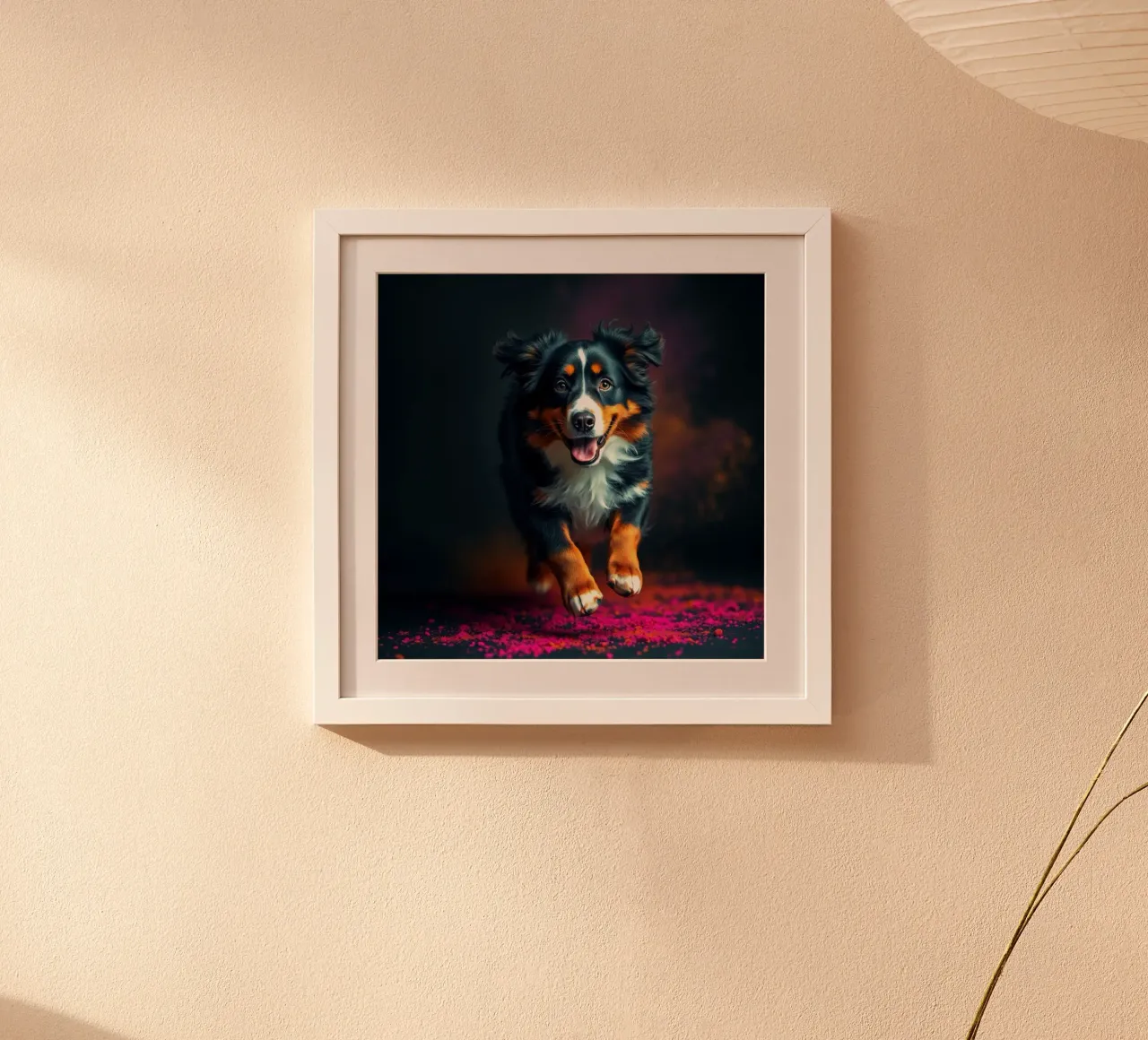 The colorful Bernese Mountain Dog #223 hahnemühle by Yumis.Beargang.and.Me