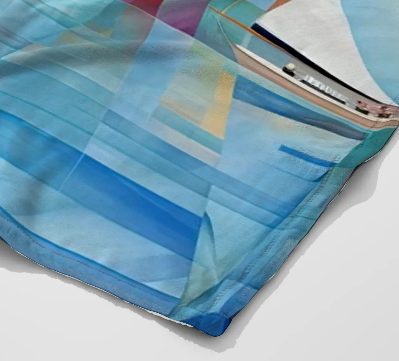 Zeilboten abstract fleece blanket by Imagine