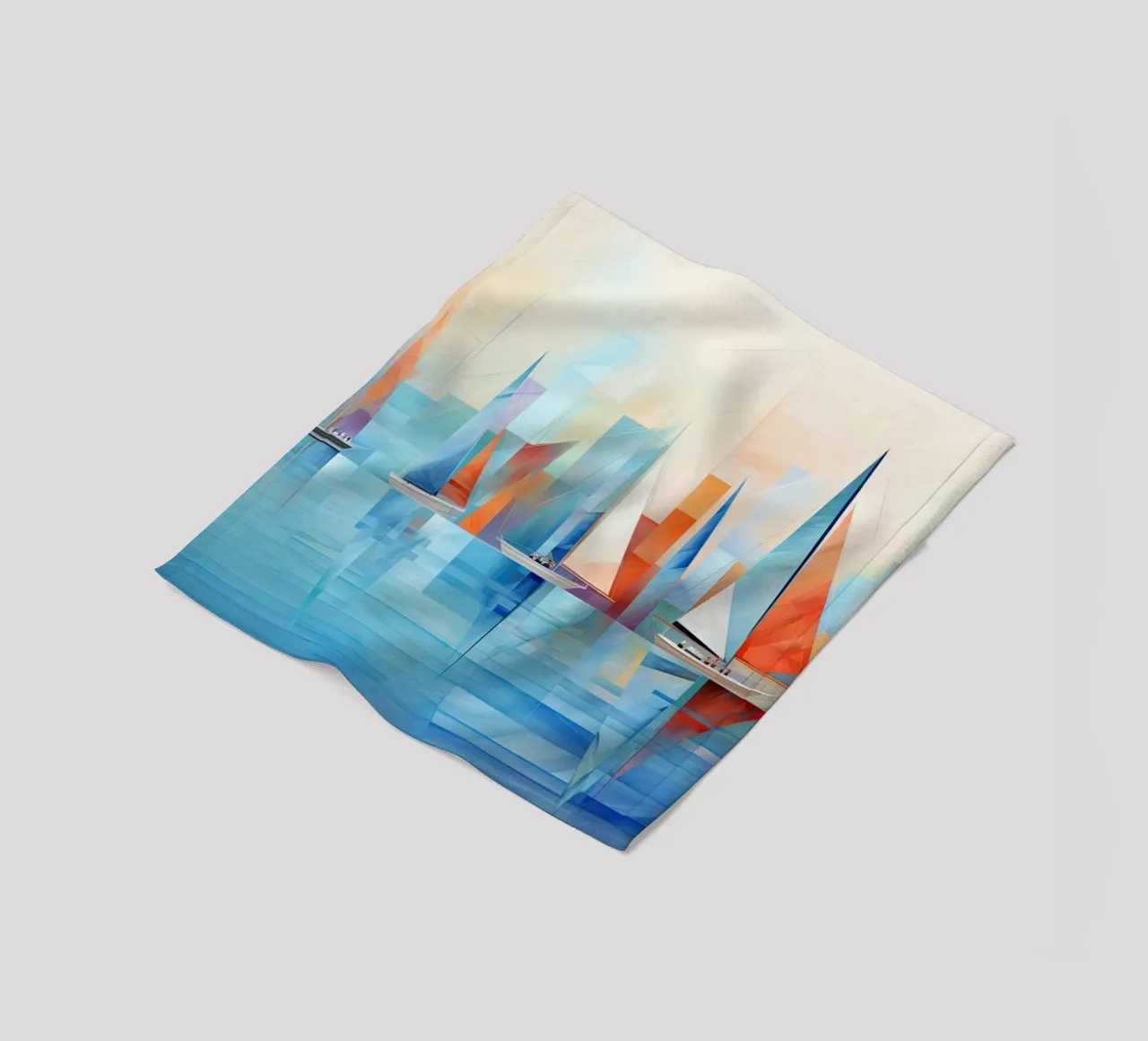 Zeilboten abstract fleece blanket by Imagine