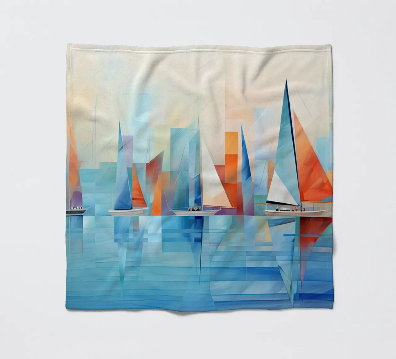 Zeilboten abstract fleece blanket by Imagine
