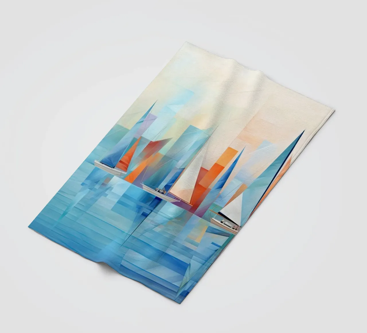 Zeilboten abstract fleece blanket by Imagine