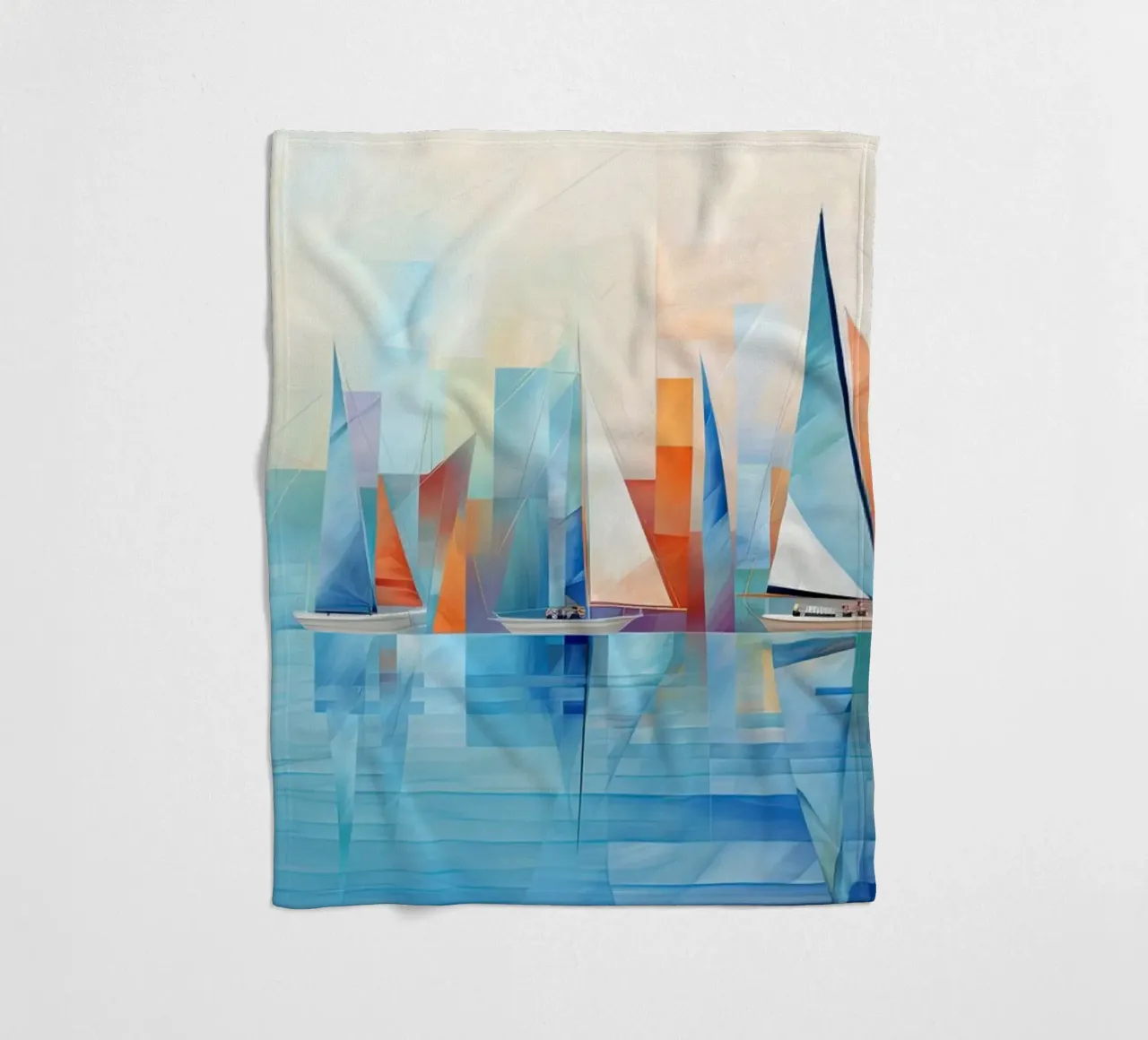 Zeilboten abstract fleece blanket by Imagine