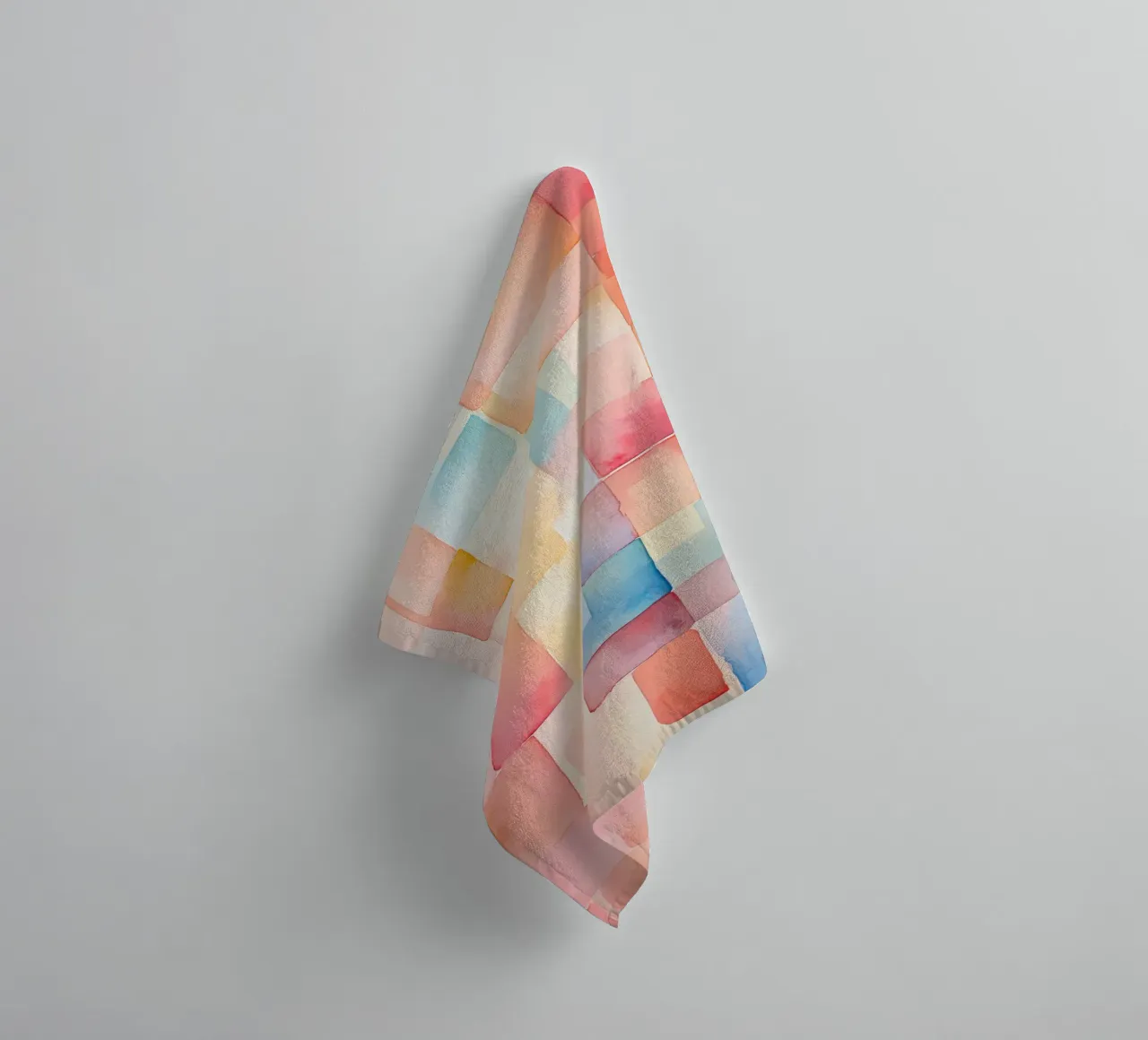 Abstract cubes towel by Imagine