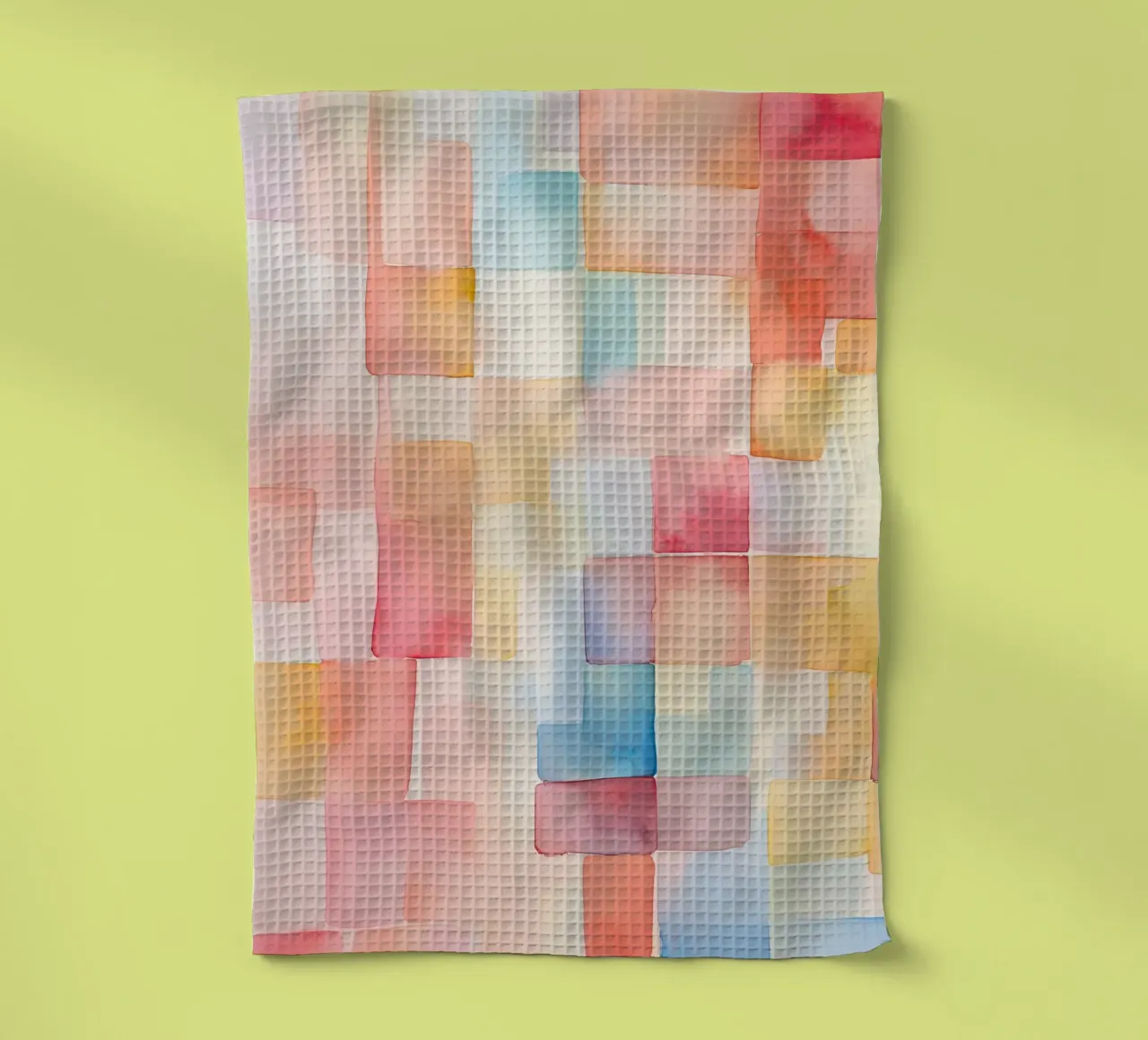 Cubes abstraits torchon de Imagine