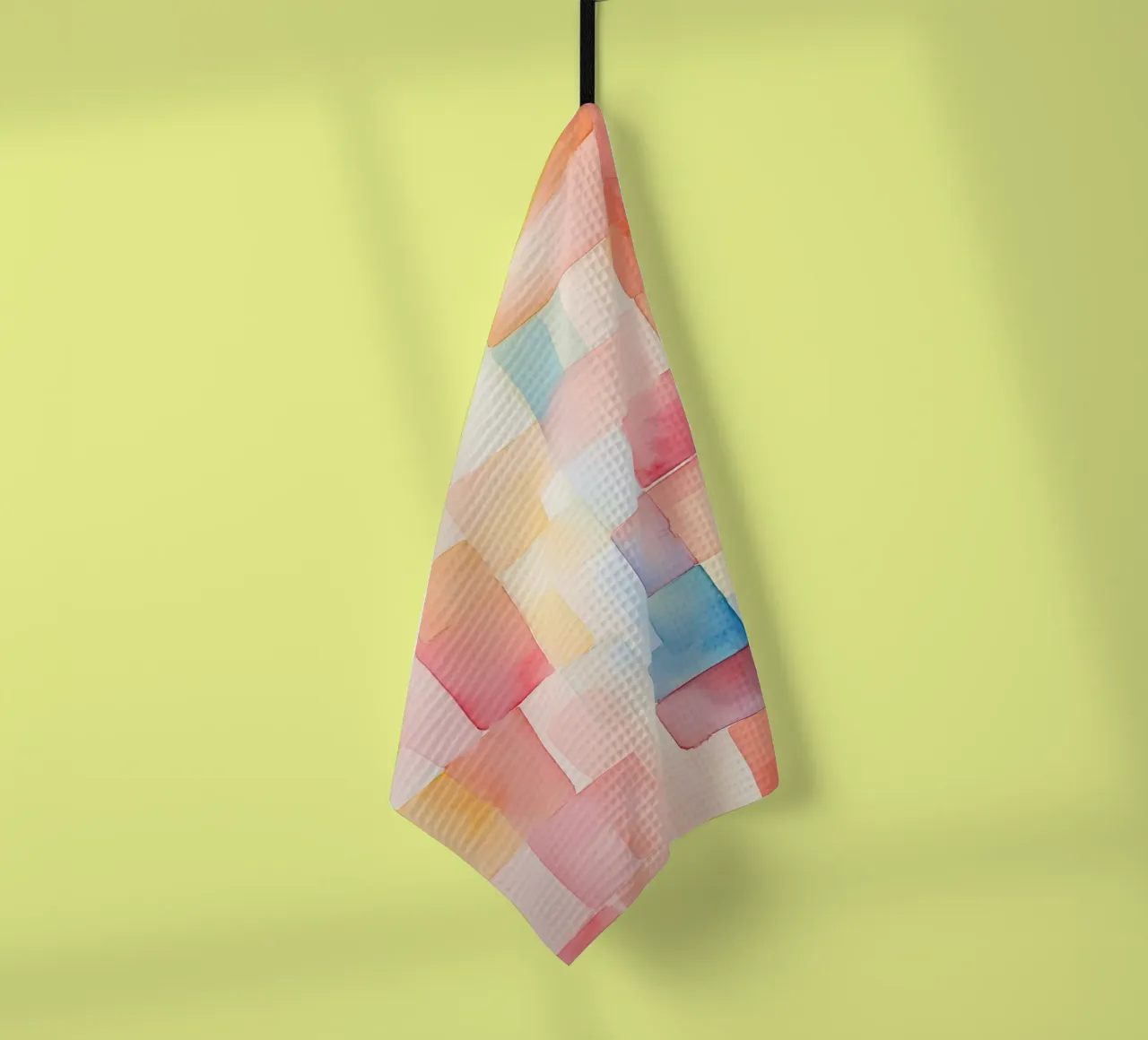 Cubes abstraits torchon de Imagine