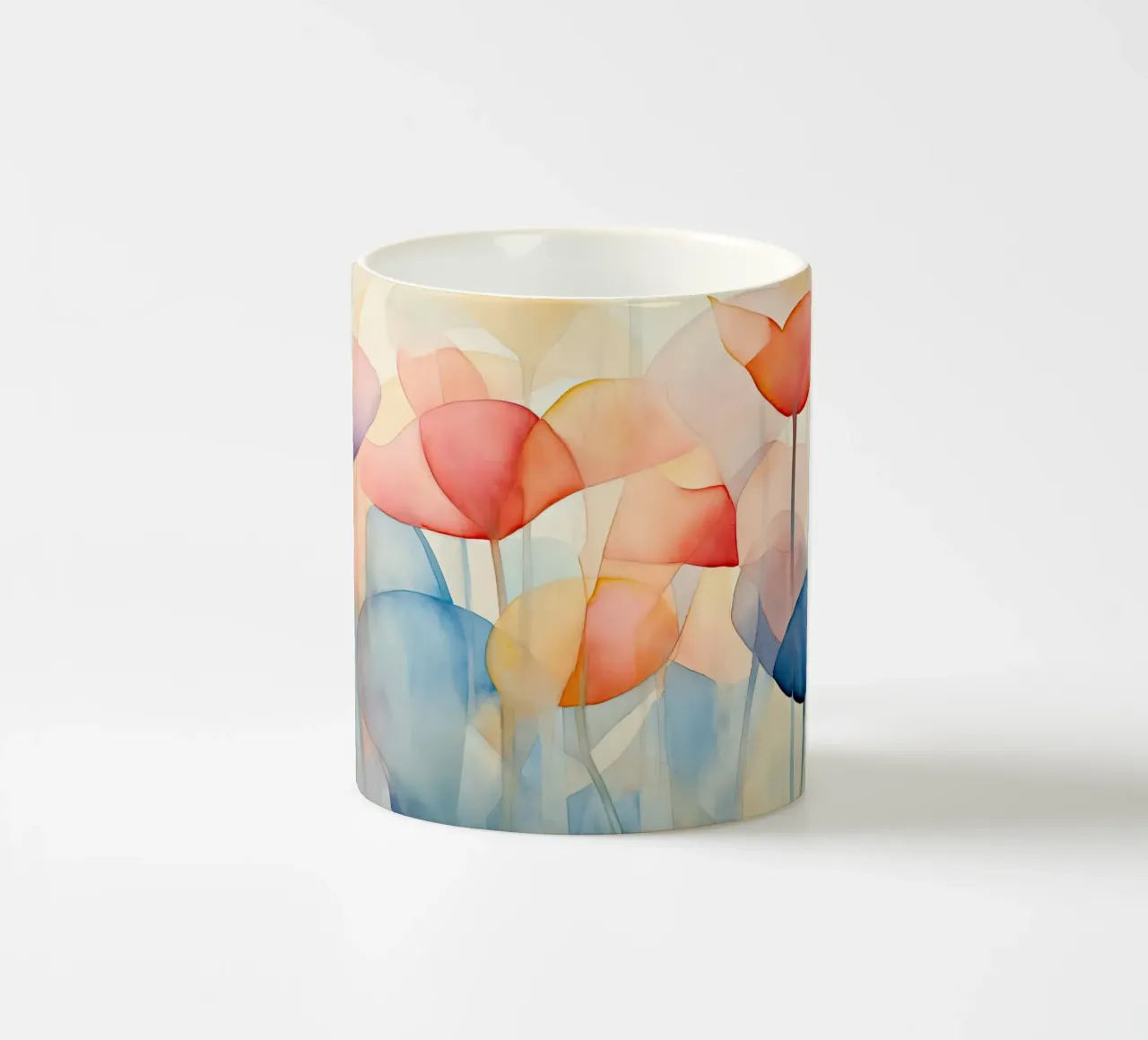 Acquerello sui papaveri tazza in ceramica da Imagine