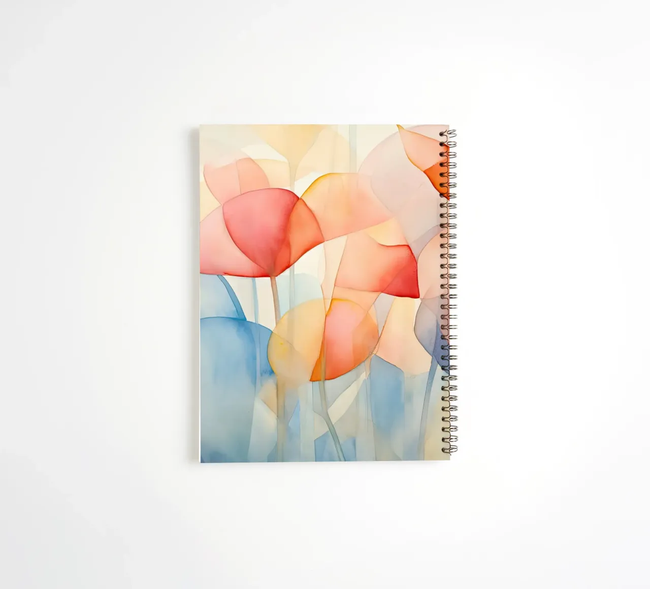 Poppies watercolour spiral notebook by Imagine