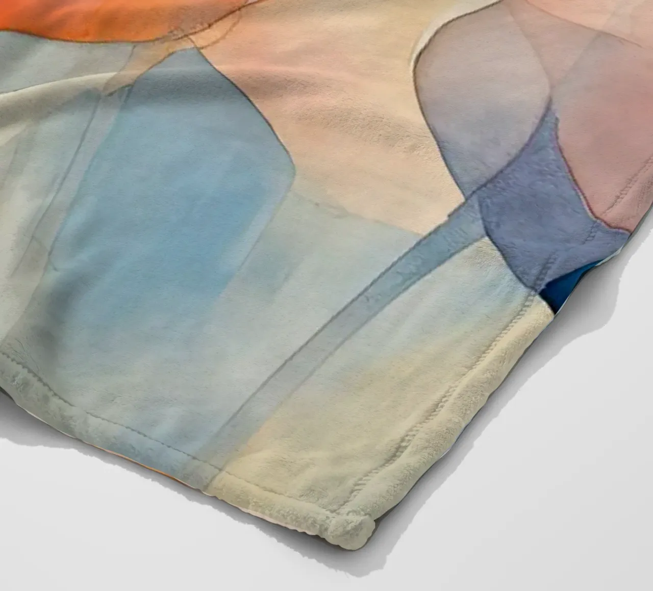 Acquerello sui papaveri coperta in pile da Imagine