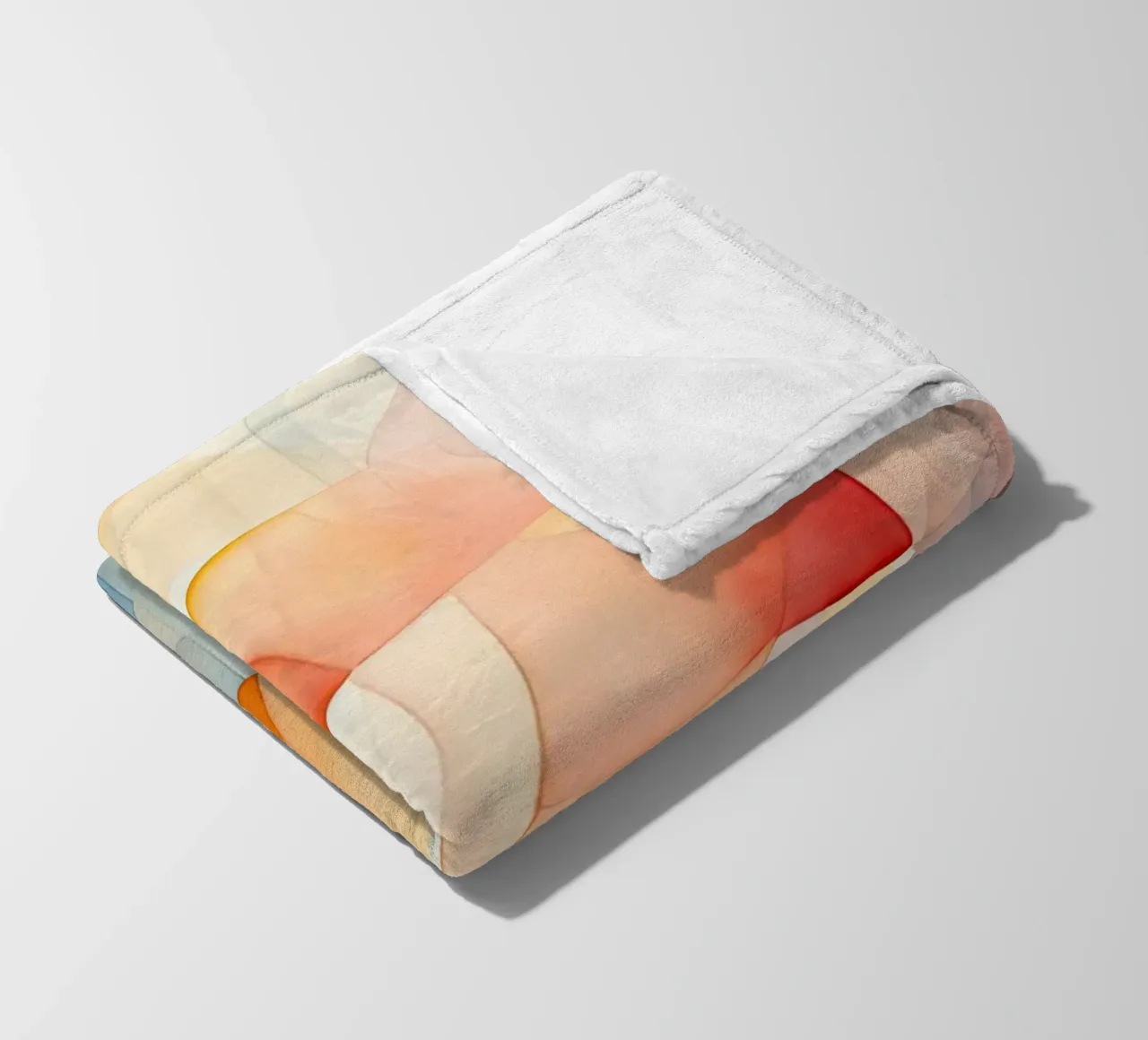 Acquerello sui papaveri coperta in pile da Imagine