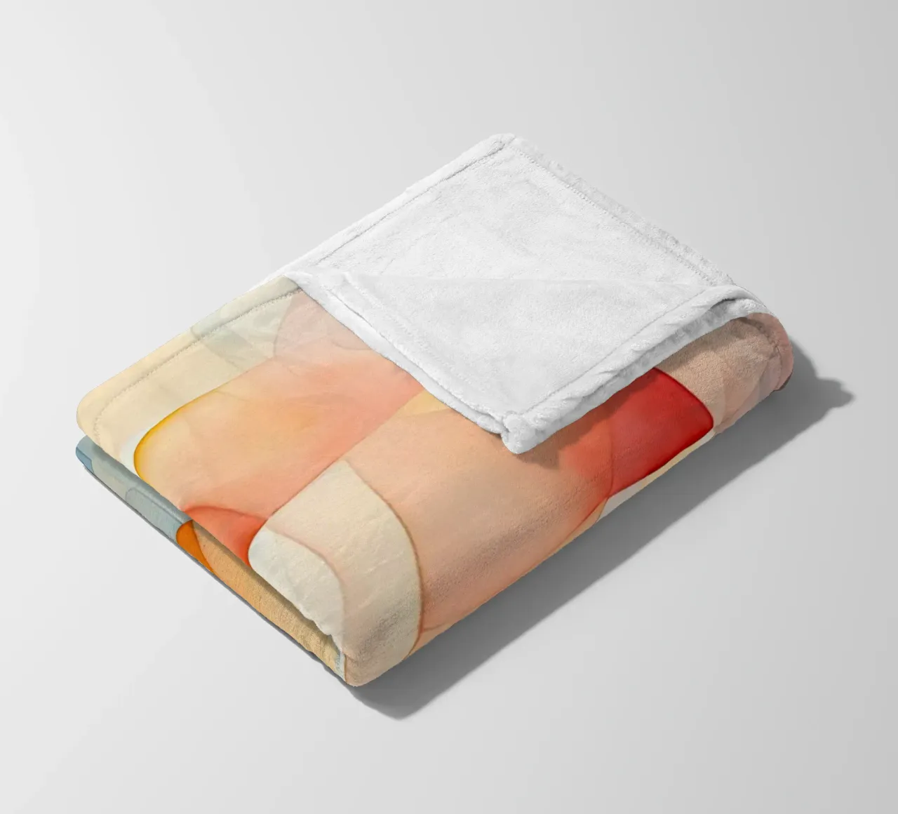 Acquerello sui papaveri coperta in pile da Imagine