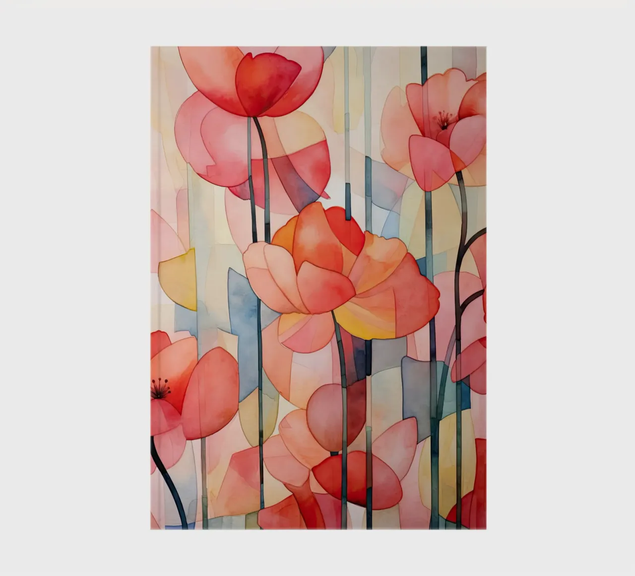 Klaprozen abstract notebook by Imagine