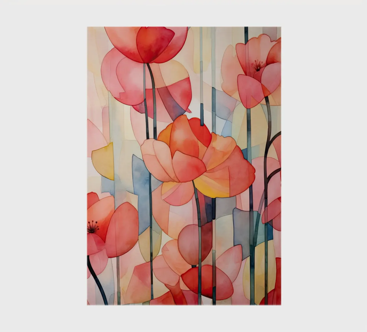 Klaprozen abstract notebook by Imagine
