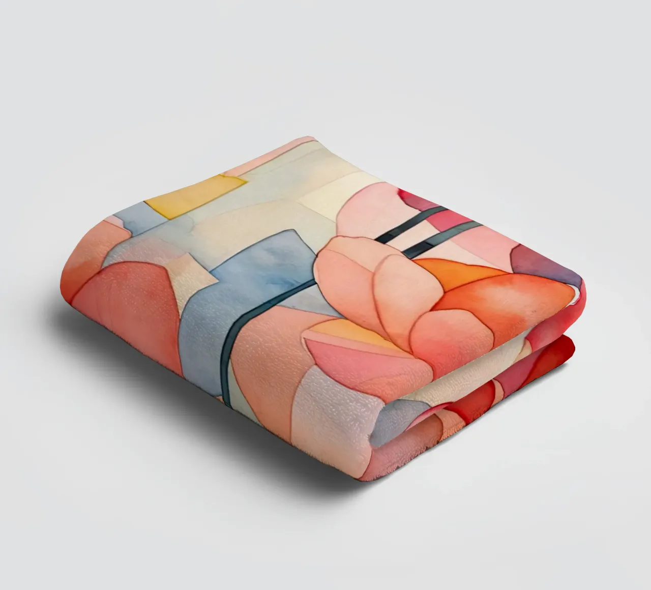 Klaprozen abstract towel by Imagine