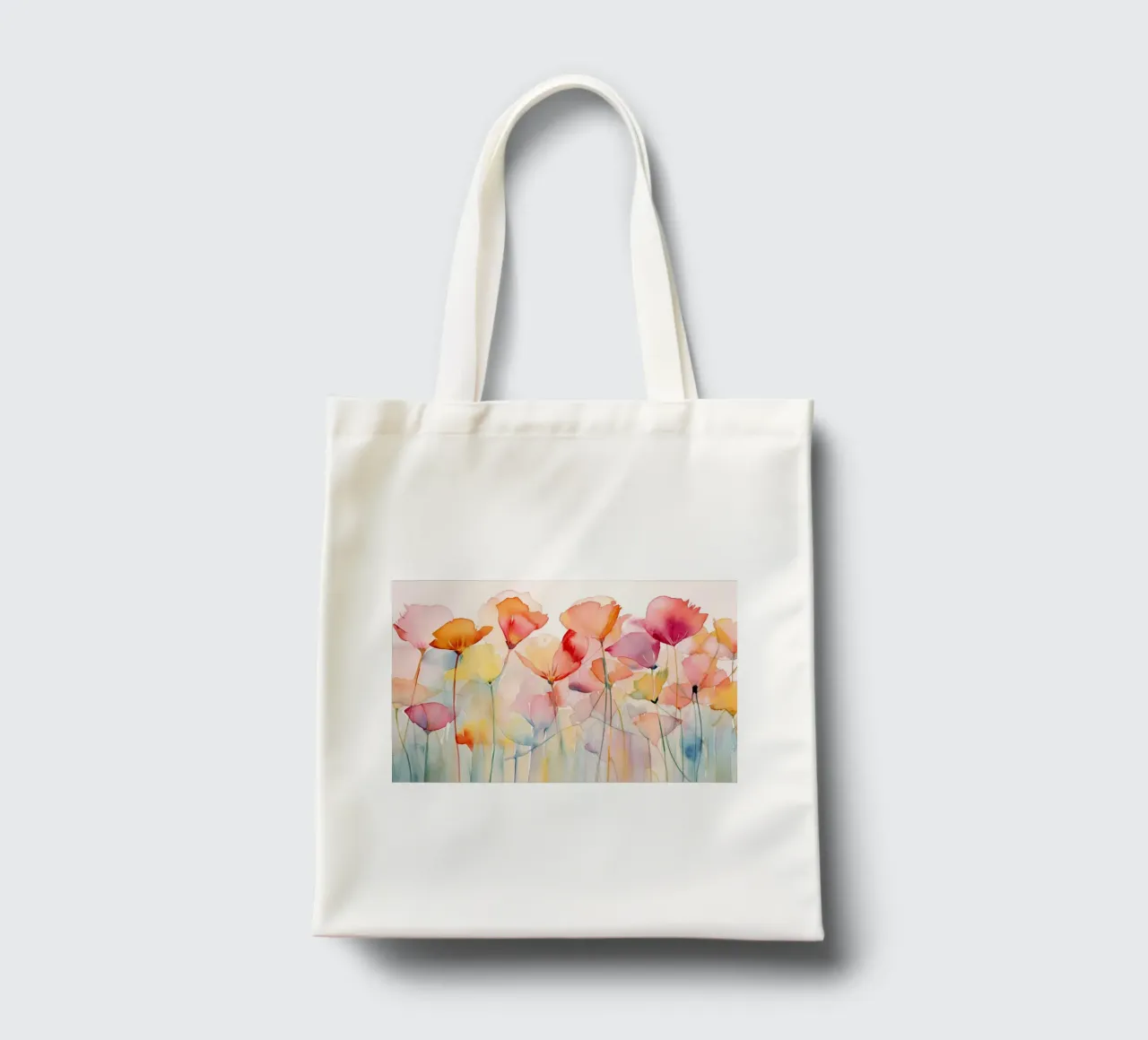 Poppies watercolour tote bag by Imagine