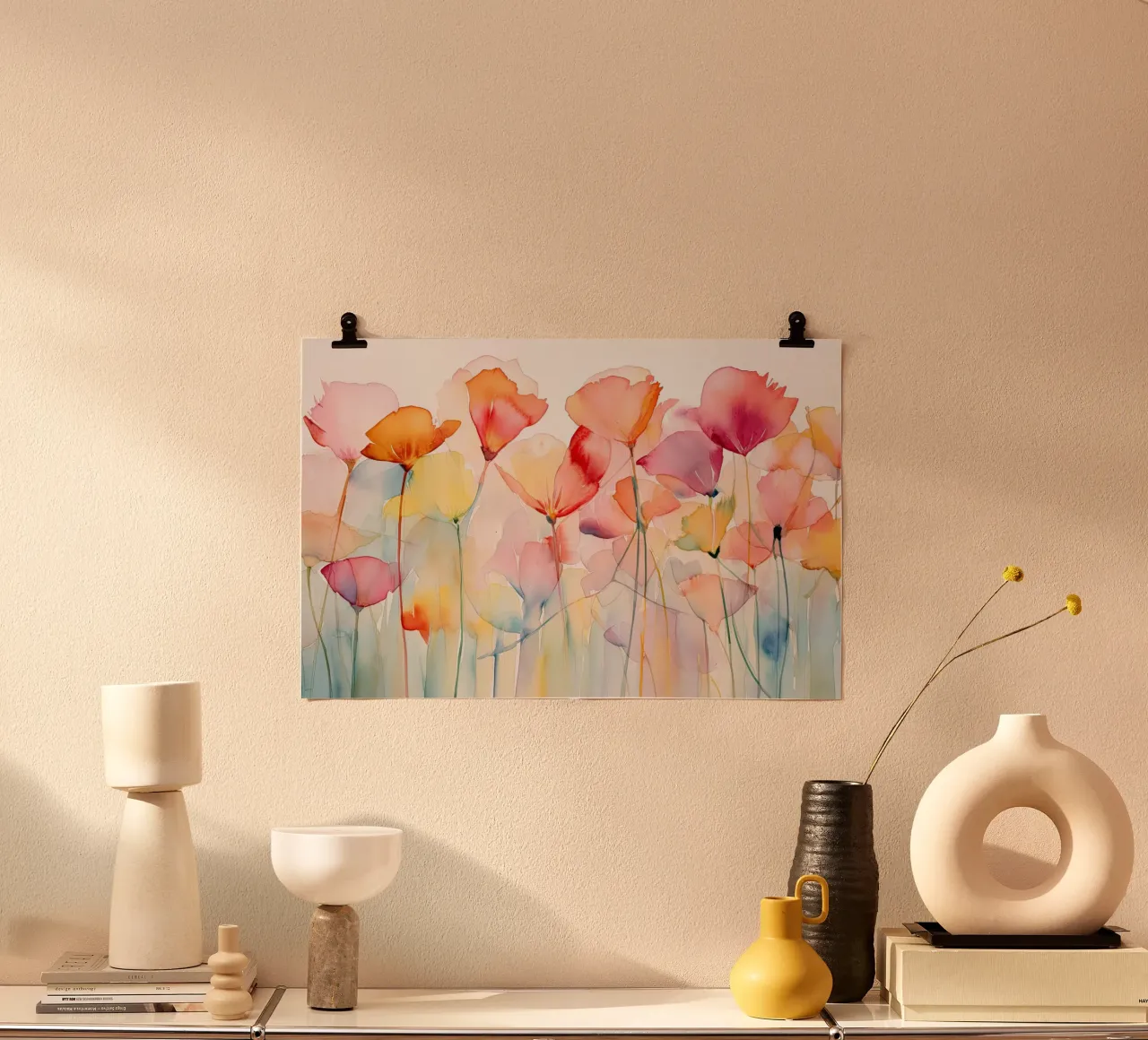 Mohnblumen Aquarell Hahnemühle von Imagine