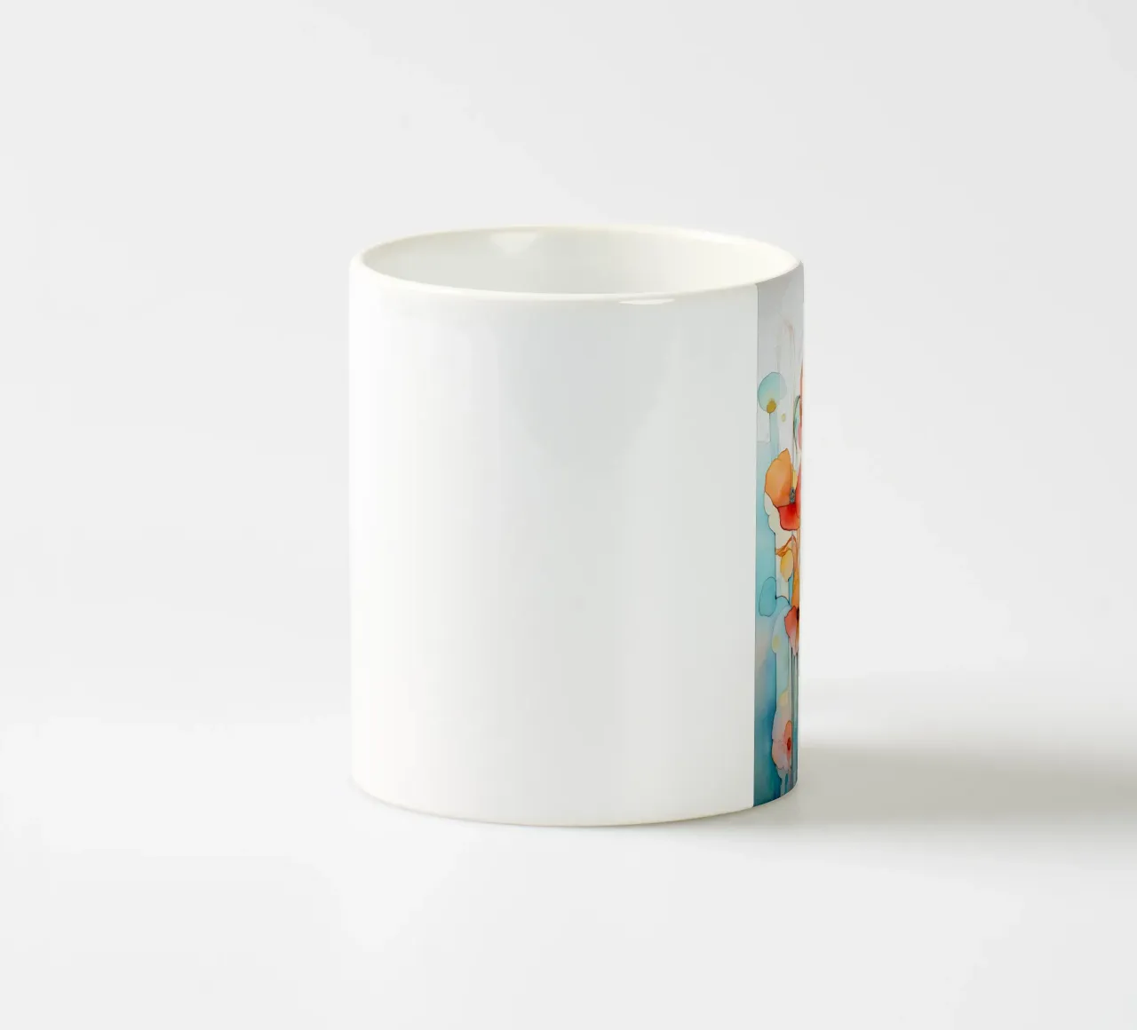 Acquerello sui papaveri tazza in ceramica da Imagine